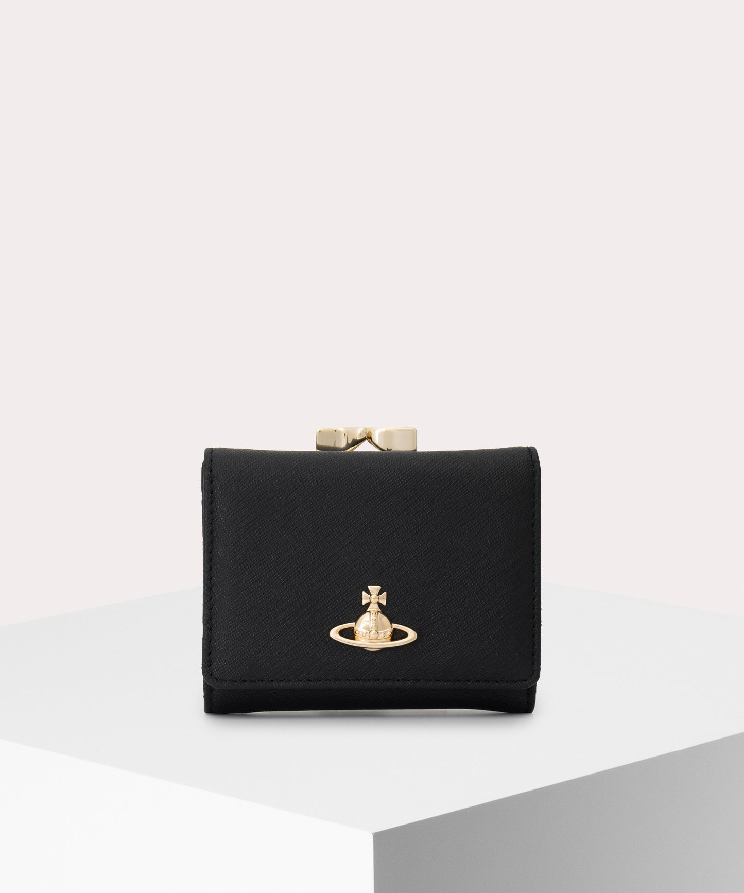 SAFFIANO 口金三つ折り財布
