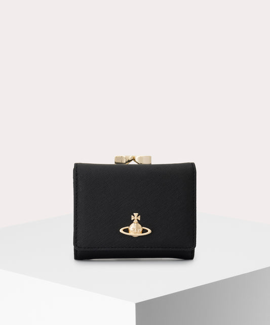 SAFFIANO 口金三つ折り財布