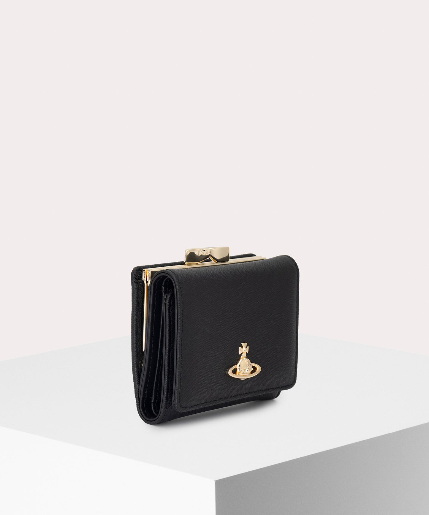 SAFFIANO 口金三つ折り財布