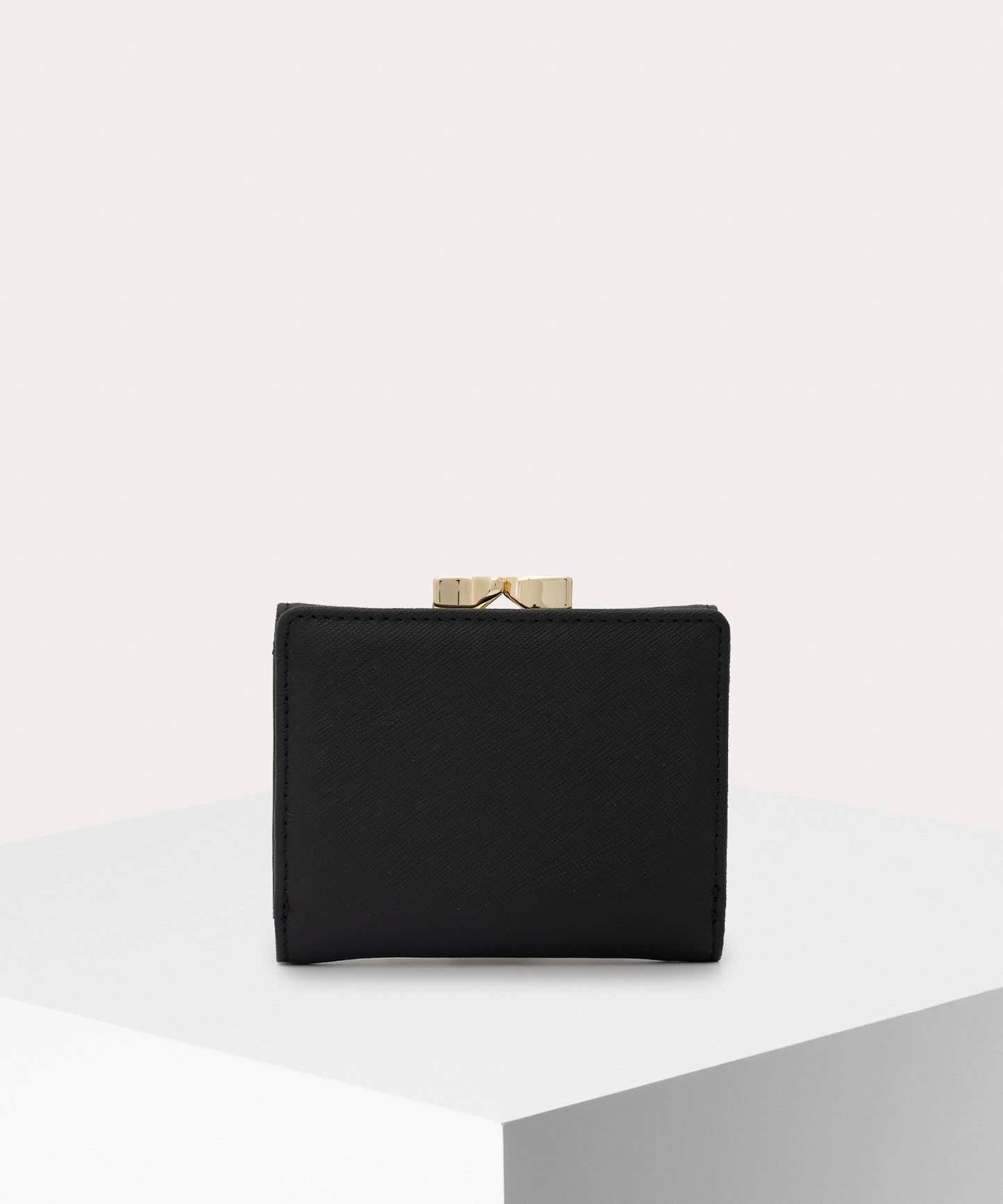 SAFFIANO 口金三つ折り財布
