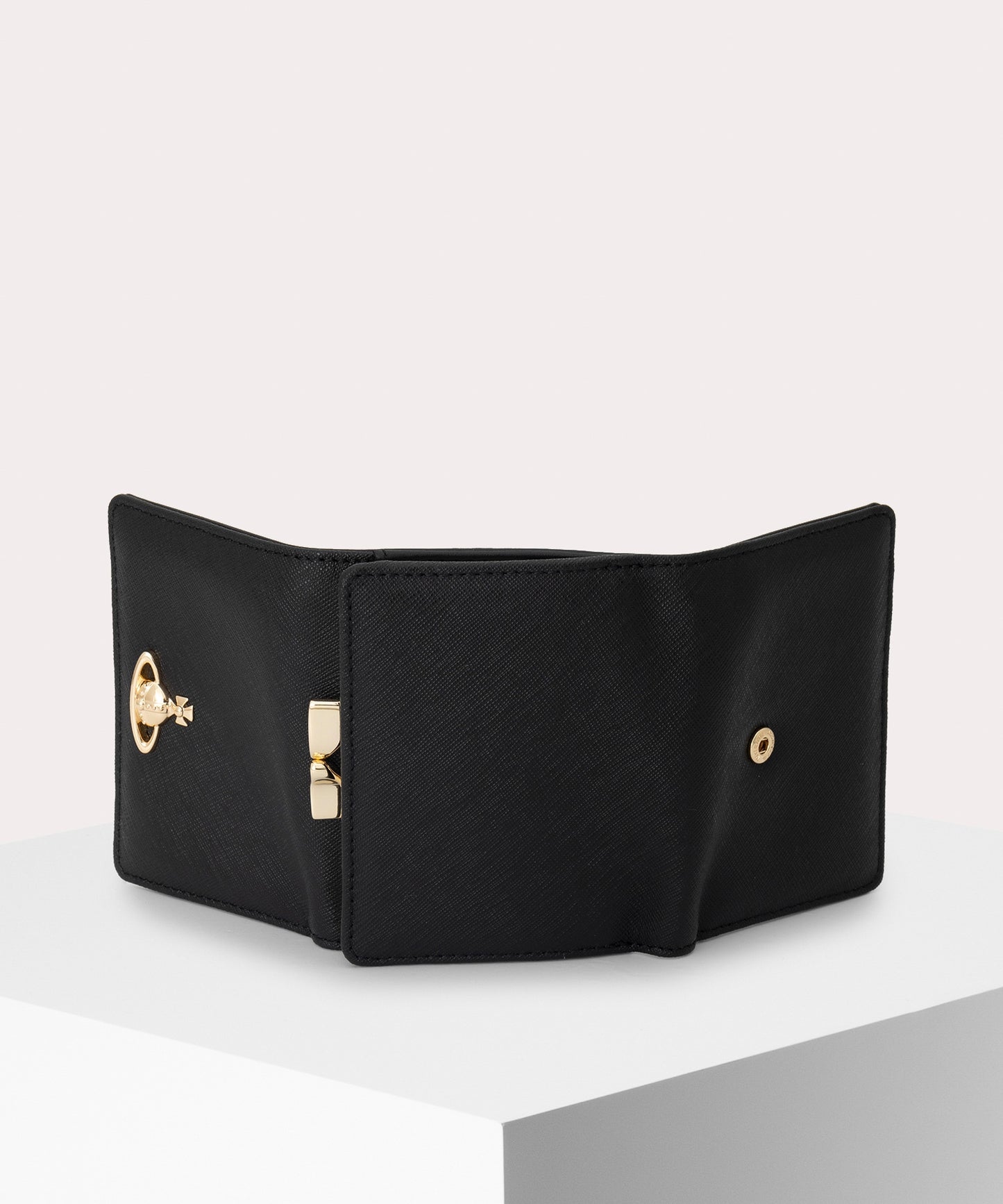 SAFFIANO 口金三つ折り財布
