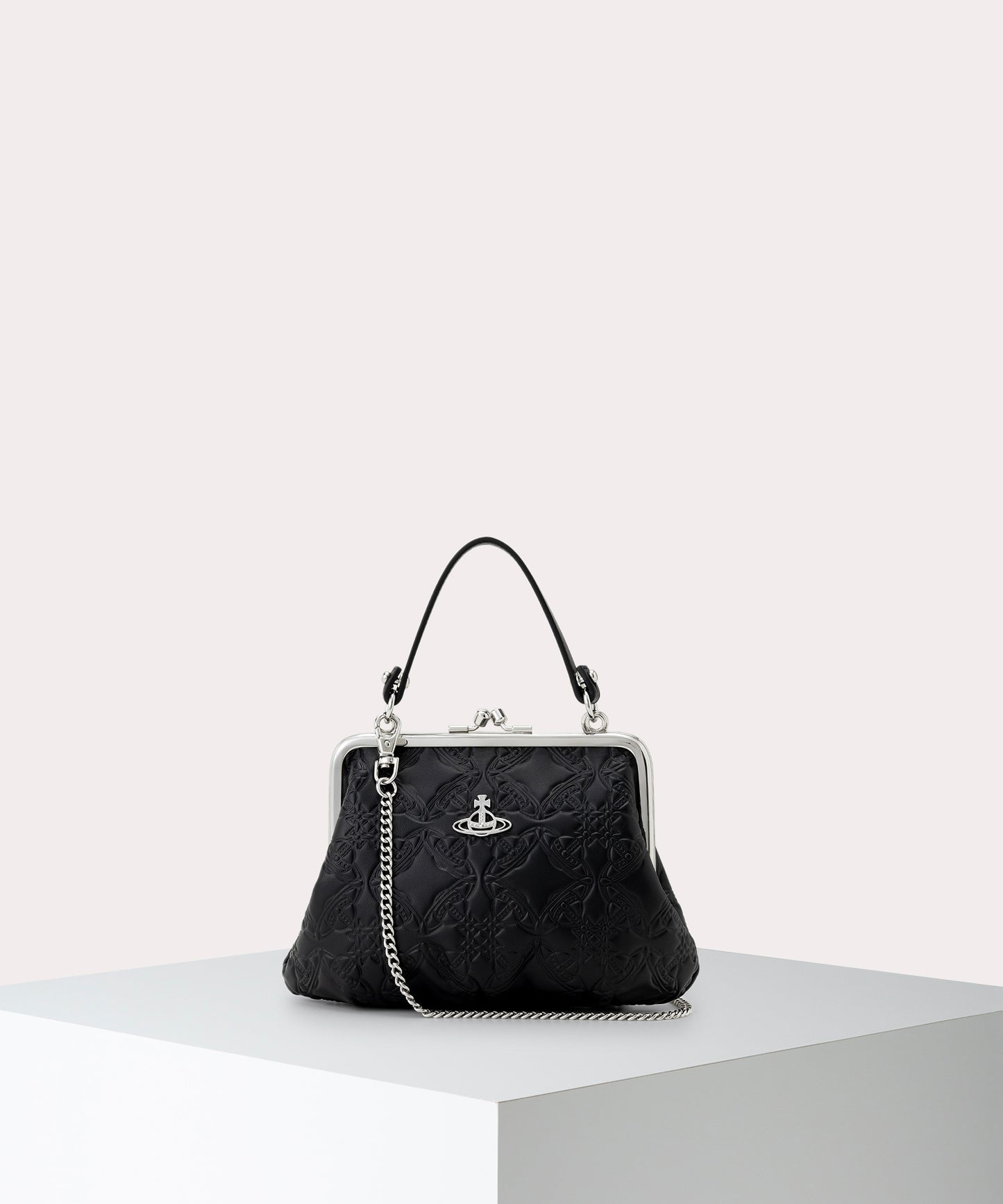 EMBOSSED NAPPA GRANNY 口金ミニショルダーバッグ