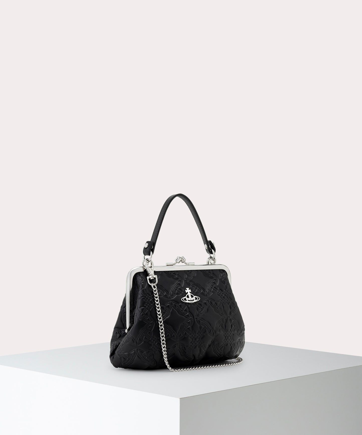 EMBOSSED NAPPA GRANNY 口金ミニショルダーバッグ