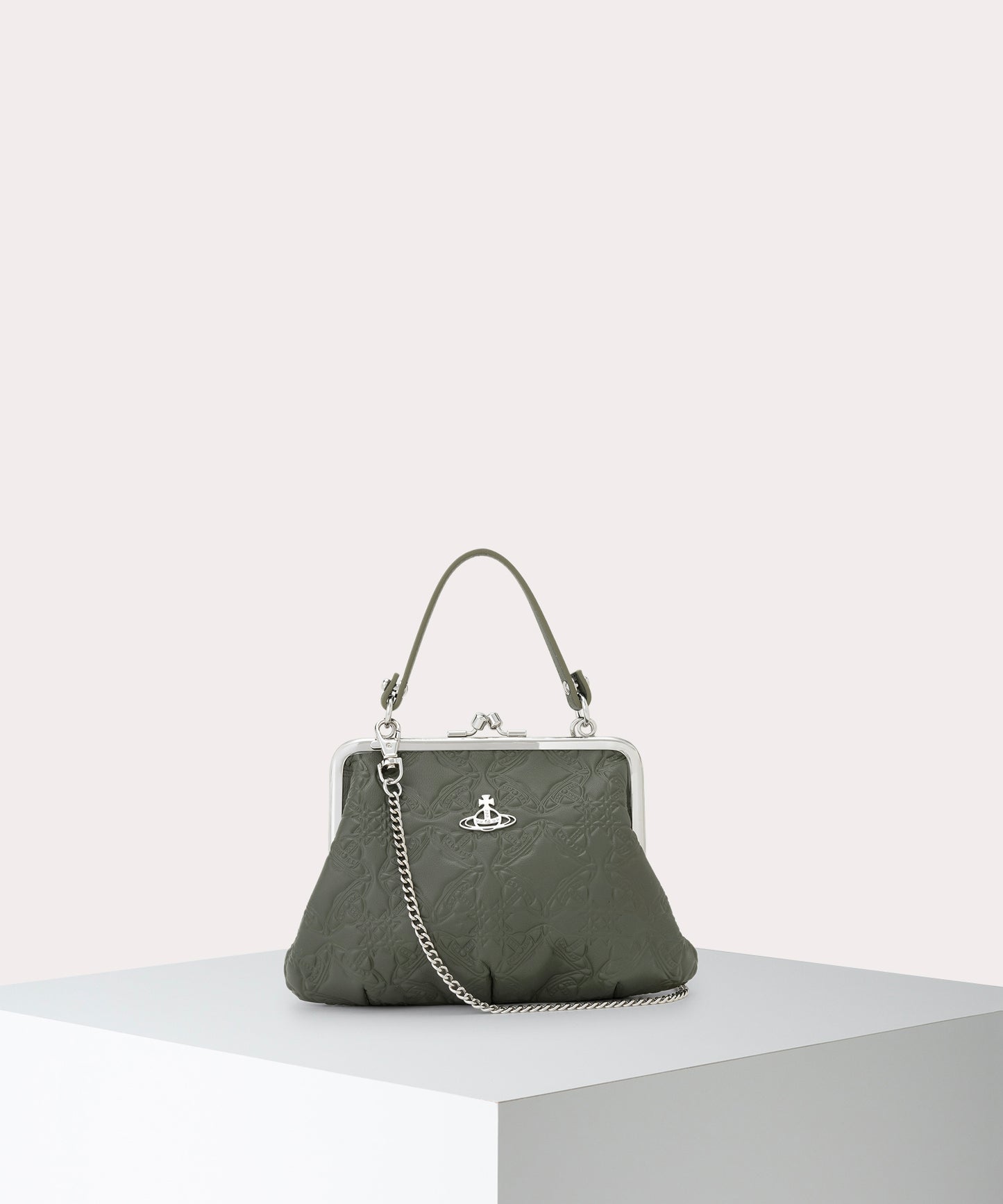 EMBOSSED NAPPA GRANNY 口金ミニショルダーバッグ
