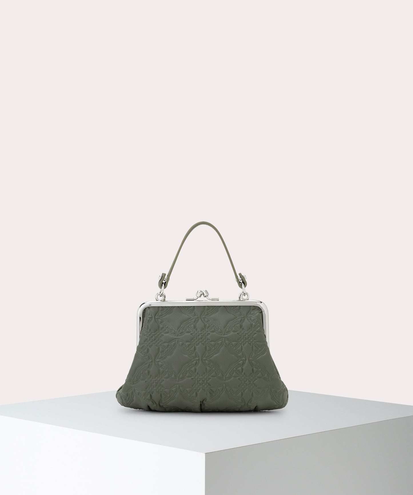 EMBOSSED NAPPA GRANNY 口金ミニショルダーバッグ