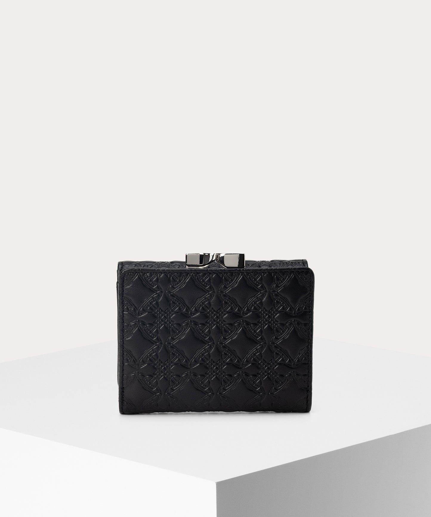EMBOSSED NAPPA 口金三つ折り財布