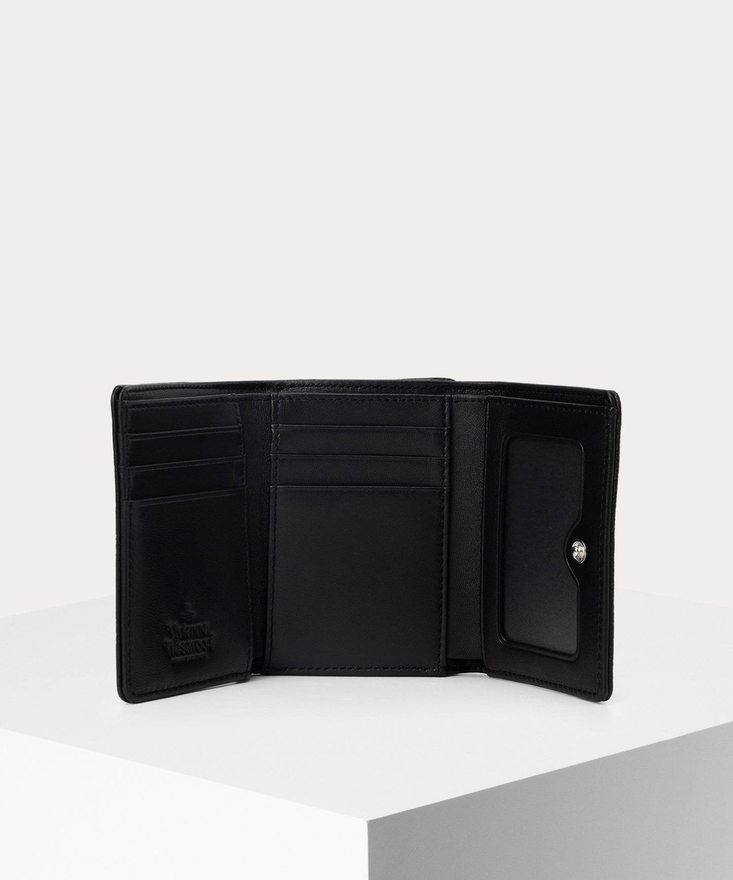 EMBOSSED NAPPA 口金三つ折り財布