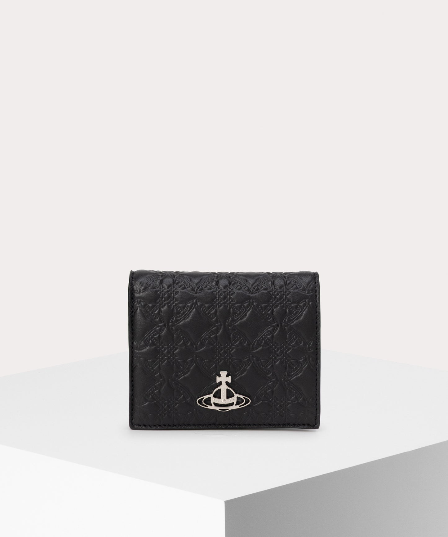 EMBOSSED NAPPA WOMAN 二つ折りミニ財布