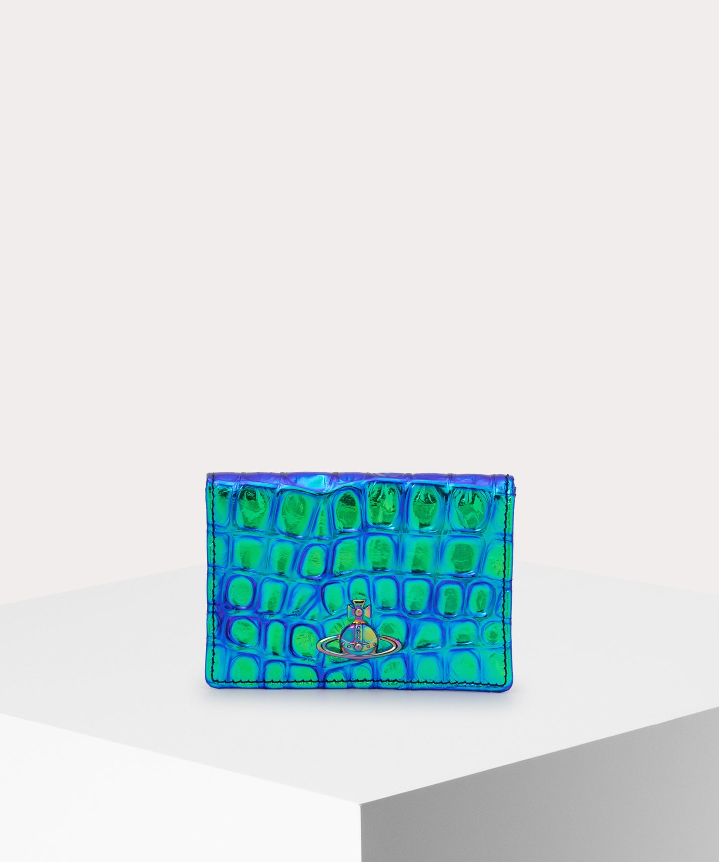 IRIDESCENT CROC パスケース
