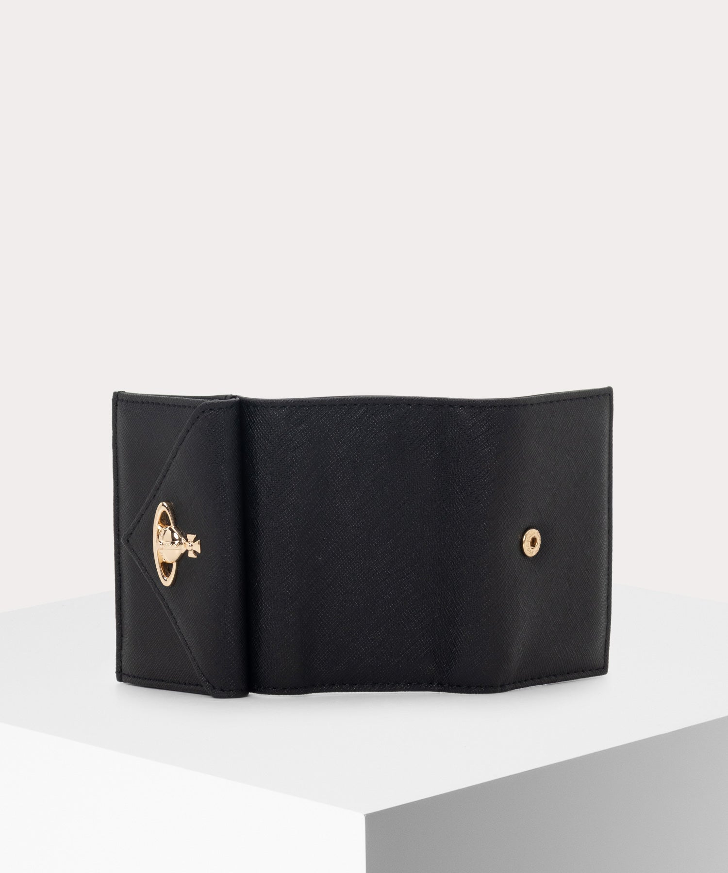 正規品♡ SAFFIANO ENVELOPE 三つ折りミニ財布 SAFFIANO ENVELOPE 三つ折りミニ財布(ブラック)（メンズ