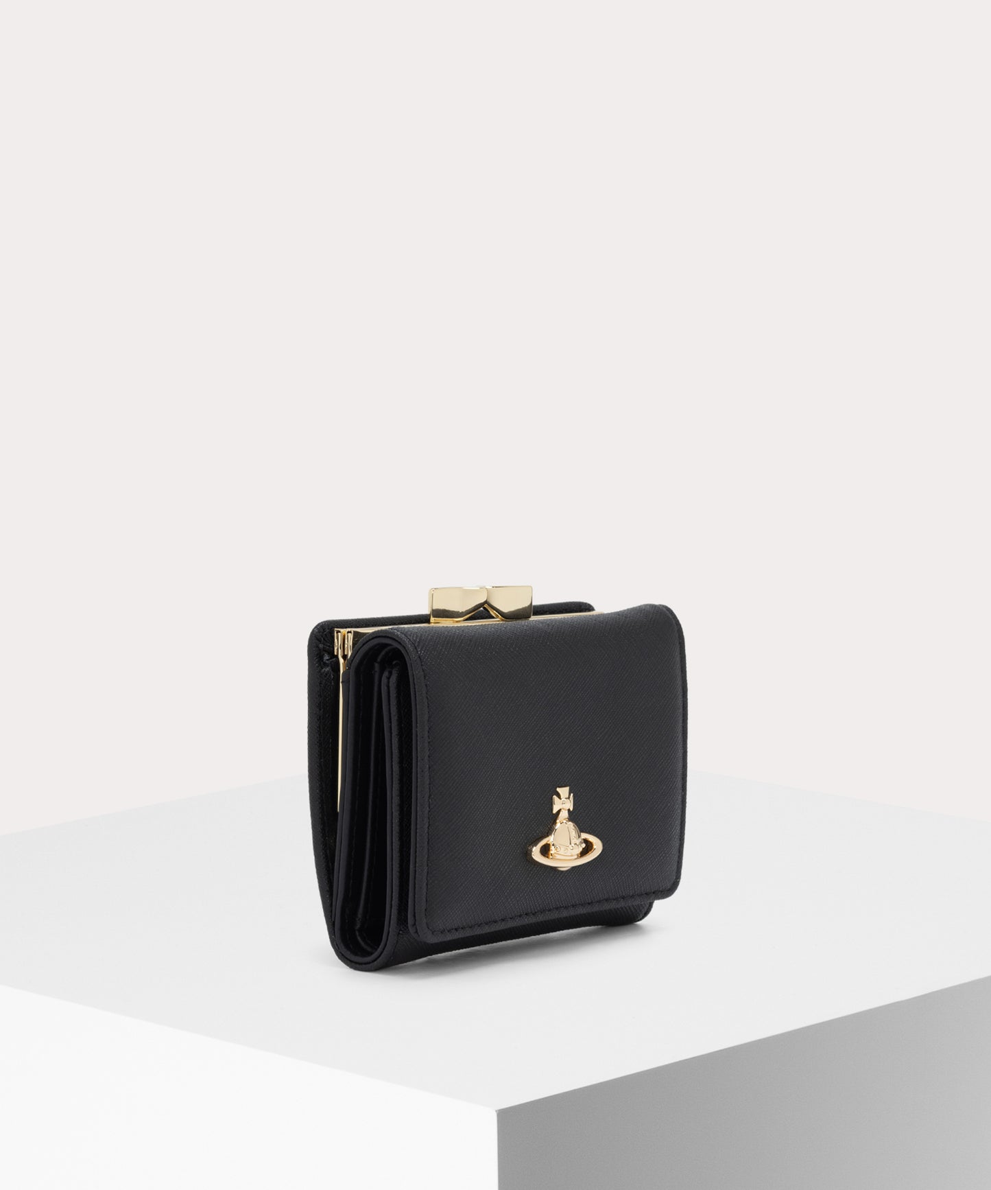 SAFFIANO 口金三つ折り財布