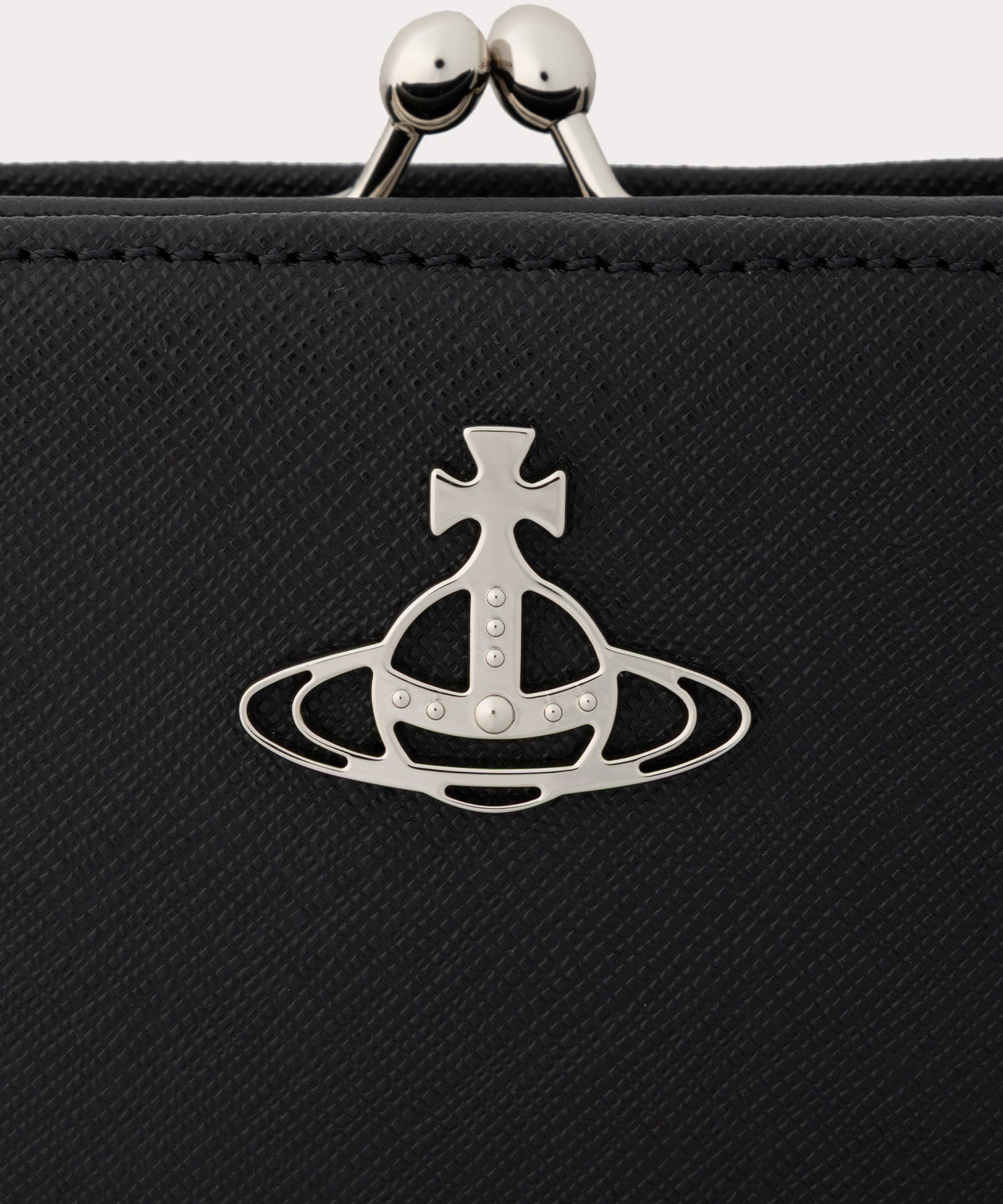 小物 vivienne westwood SAFFIANO 口金二つ折り財布(ブラック)（メンズ）（1220952006