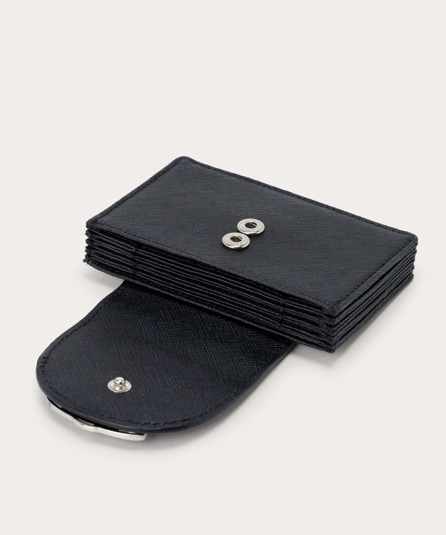 SAFFIANO カードケース(ブラック)（メンズ）（1220952009