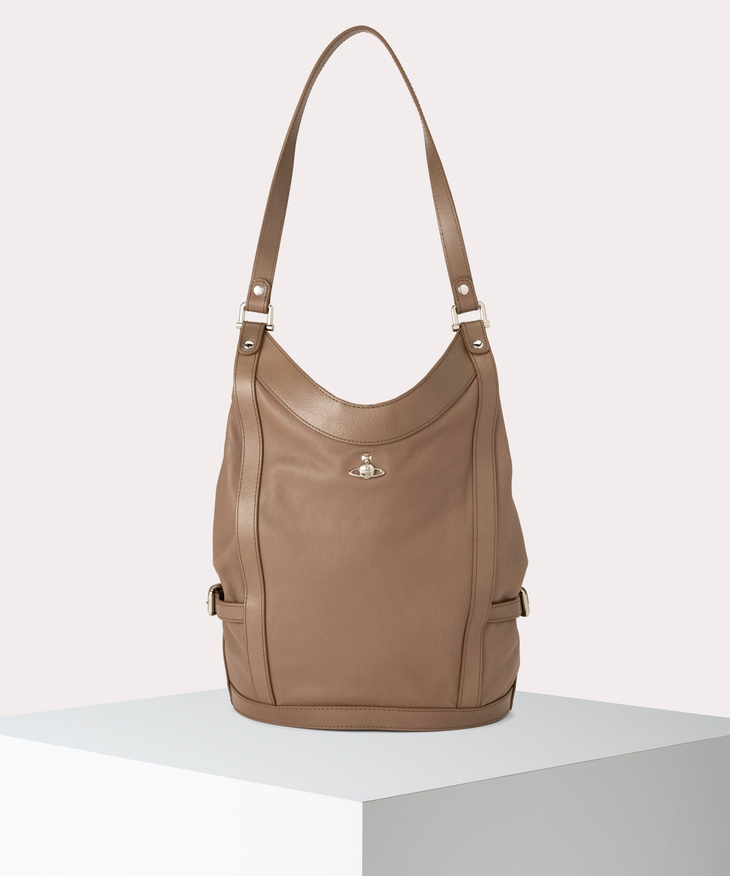 SUPPLE LEATHER OLIVE ショルダーバッグL