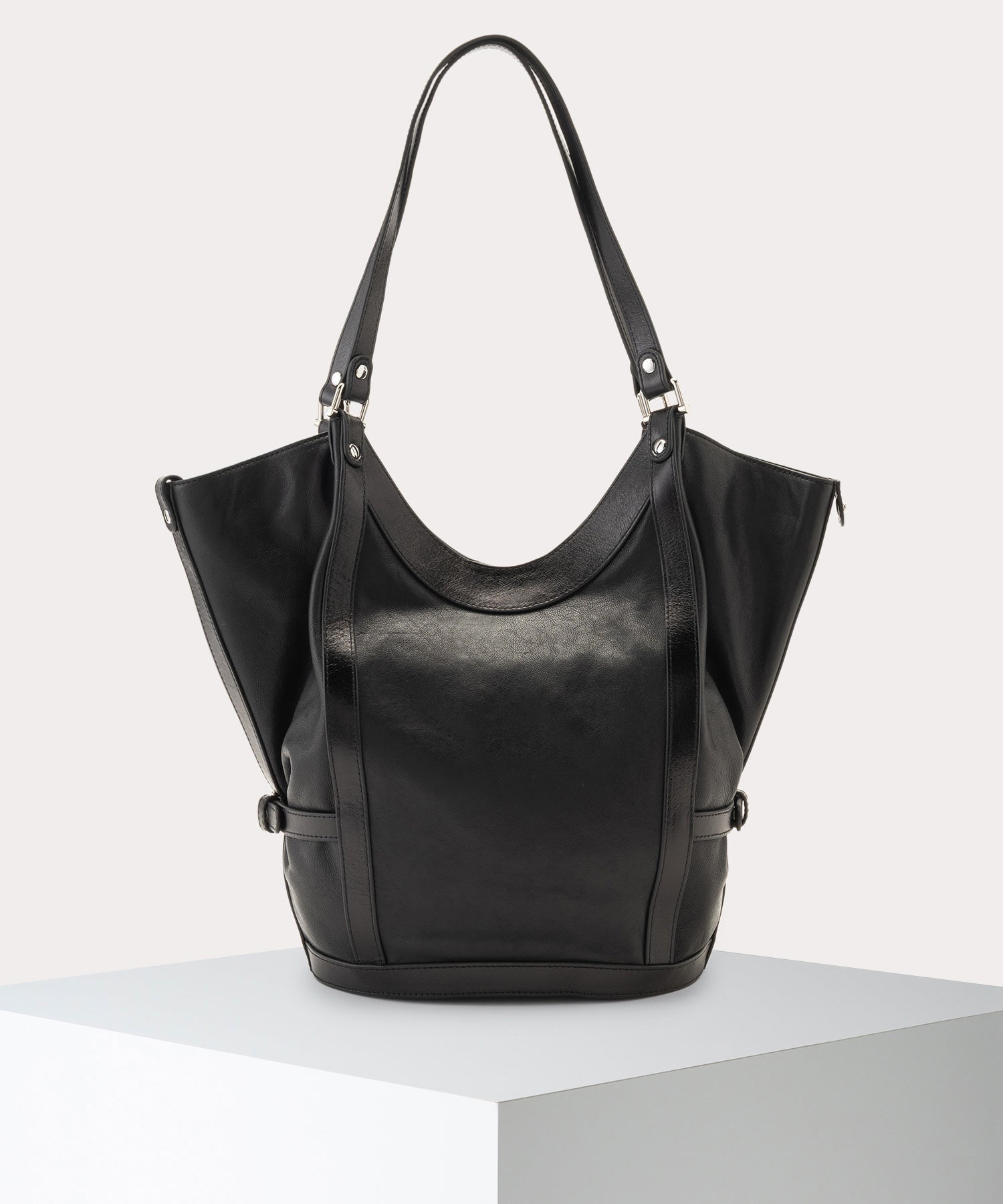 SUPPLE LEATHER OLIVE ショルダーバッグL