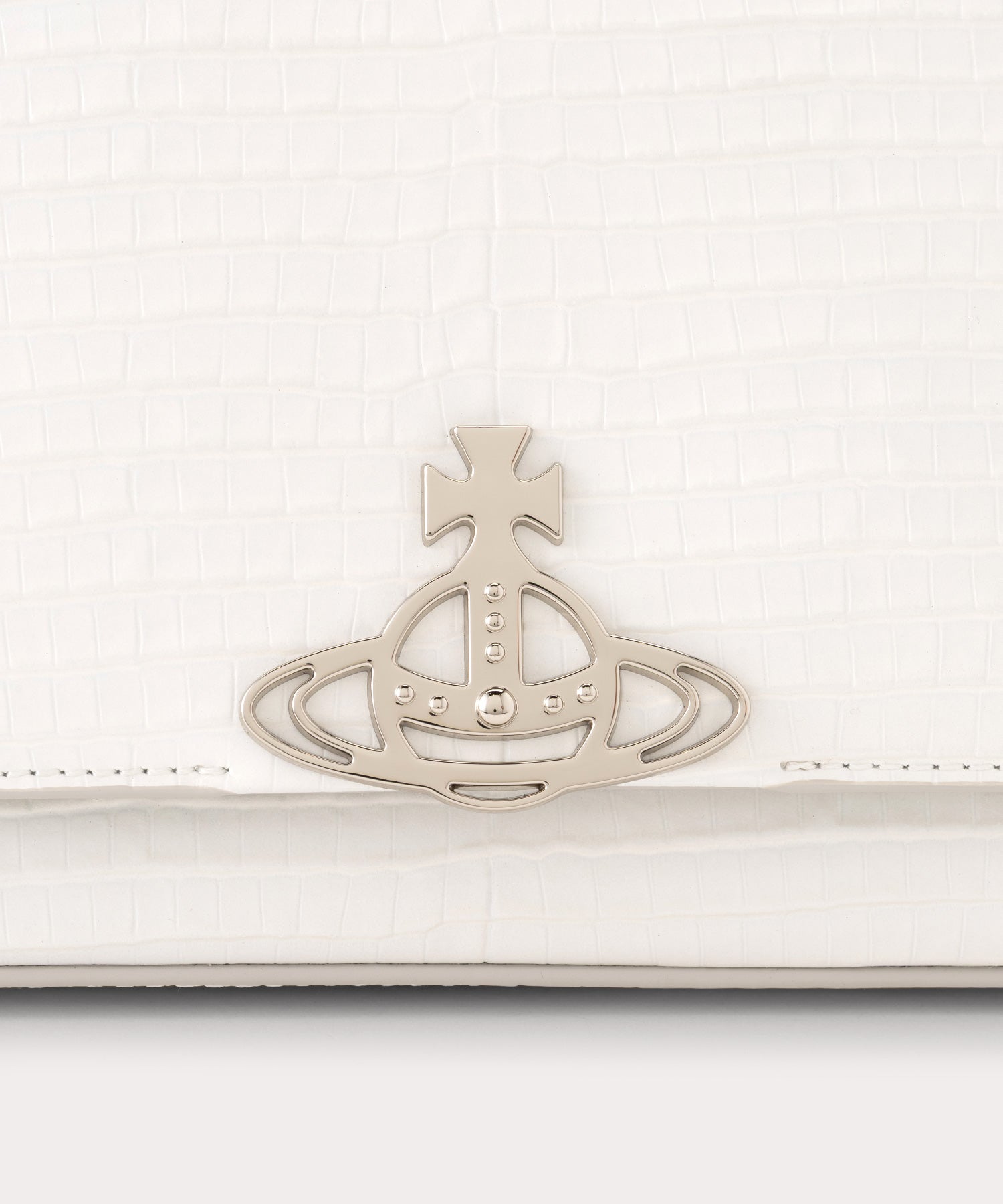 MINI CROC EMBOSSED HAZEL ハンドバッグM