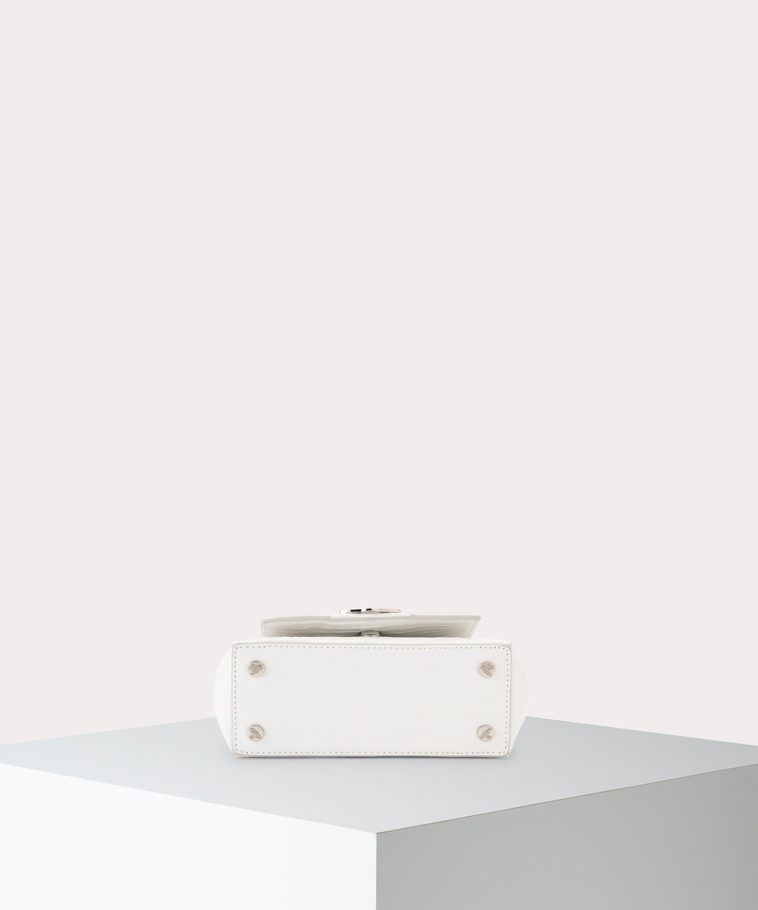 MINI CROC EMBOSSED HAZEL ハンドバッグS