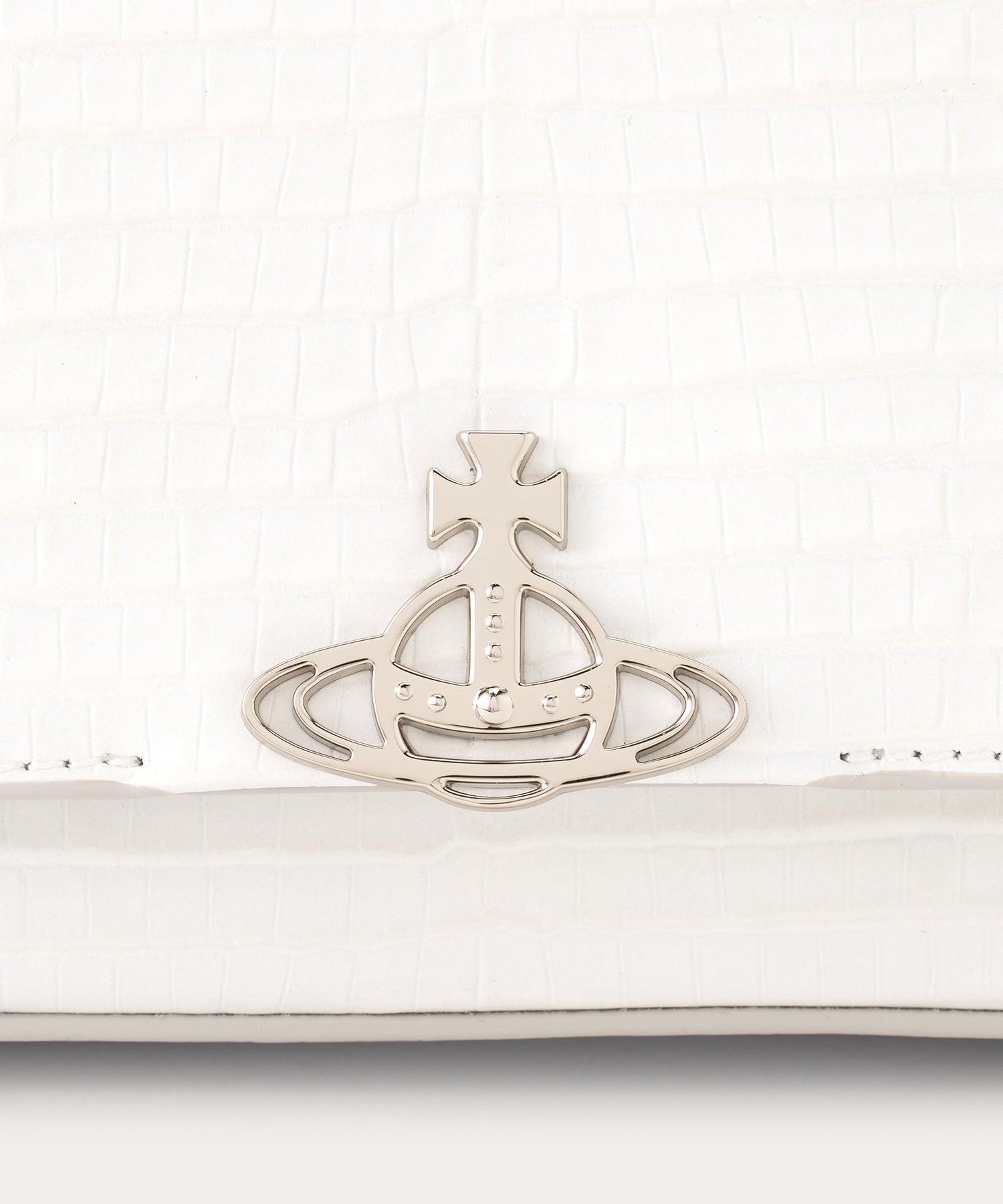MINI CROC EMBOSSED HAZEL ハンドバッグS