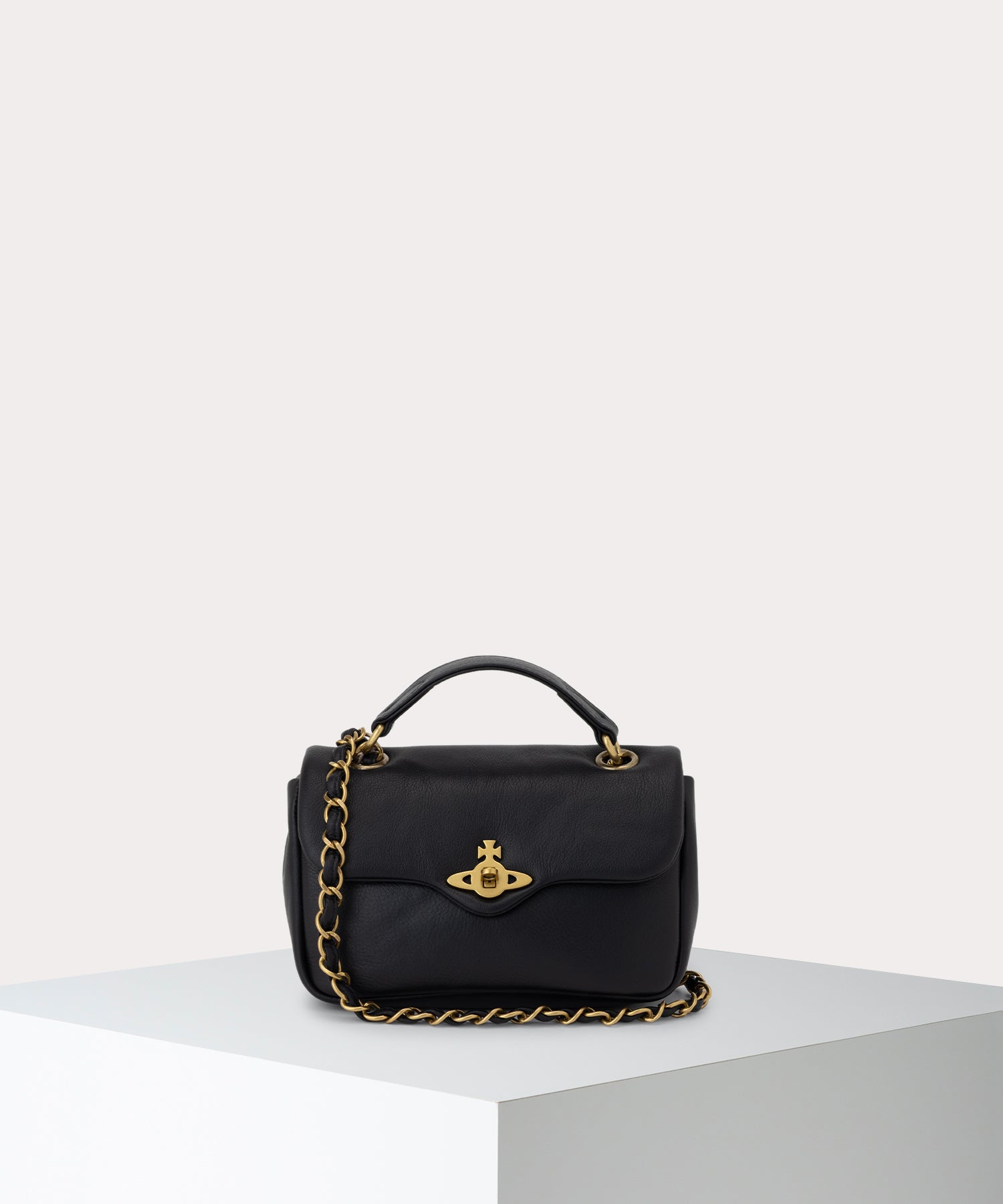 ANILINE LEATHER ANITA ショルダーバッグS