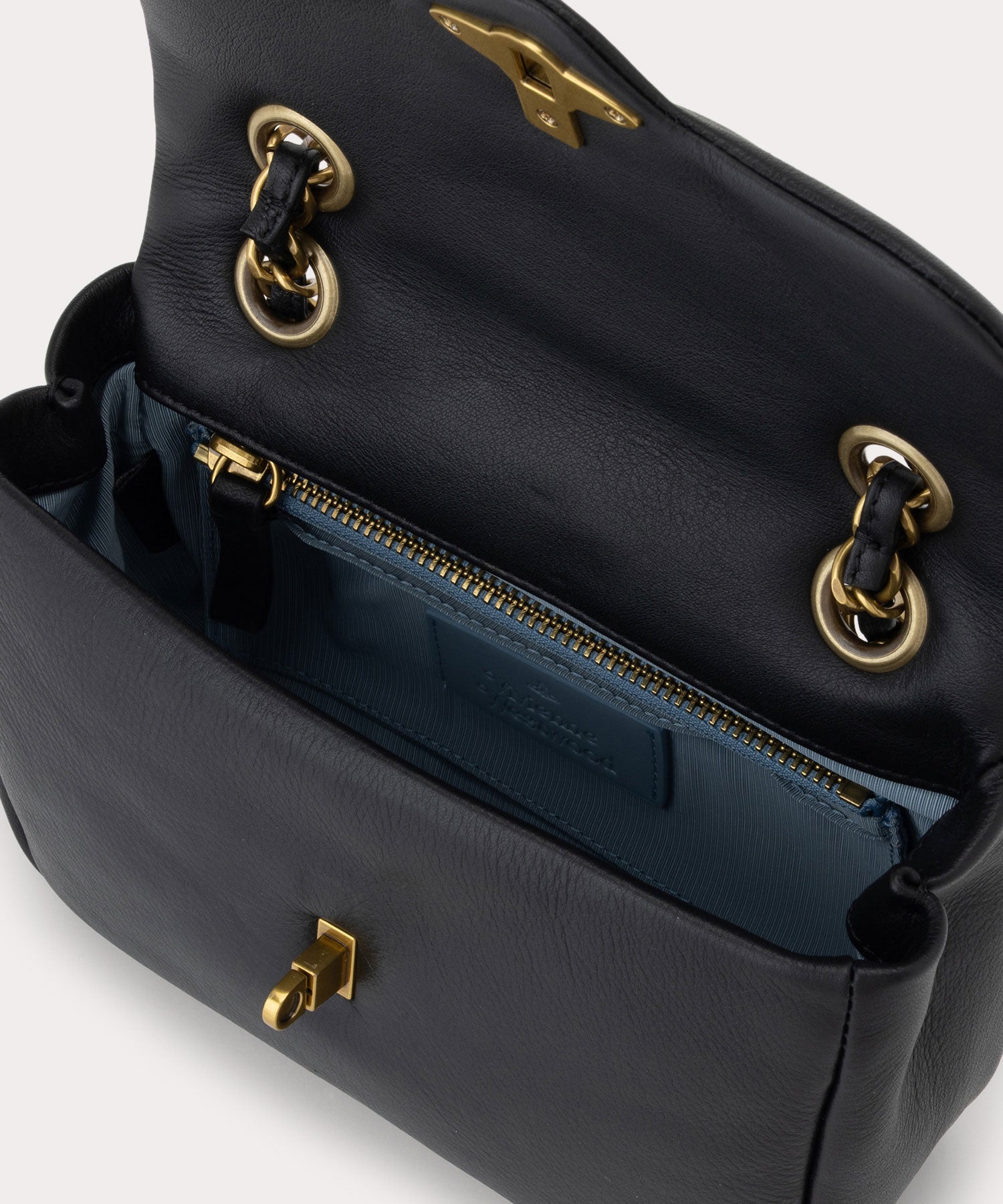 ANILINE LEATHER ANITA ショルダーバッグS