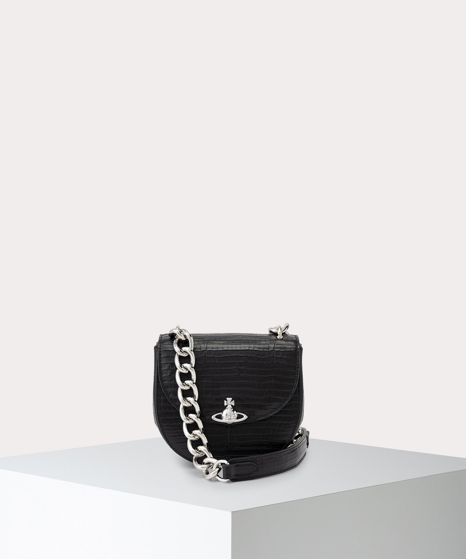 MINI CROC JODIE サドルバッグ(ブラック)（メンズ）（1220952041