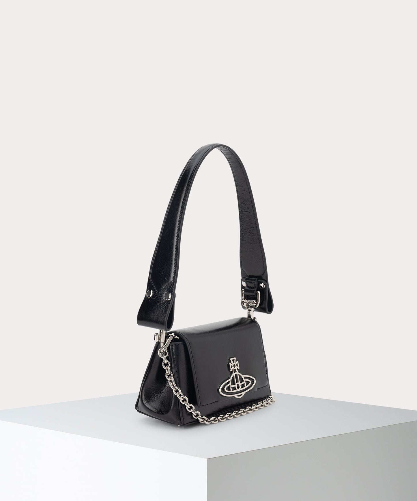 SHINY LEATHER HAZEL ハンドバッグS