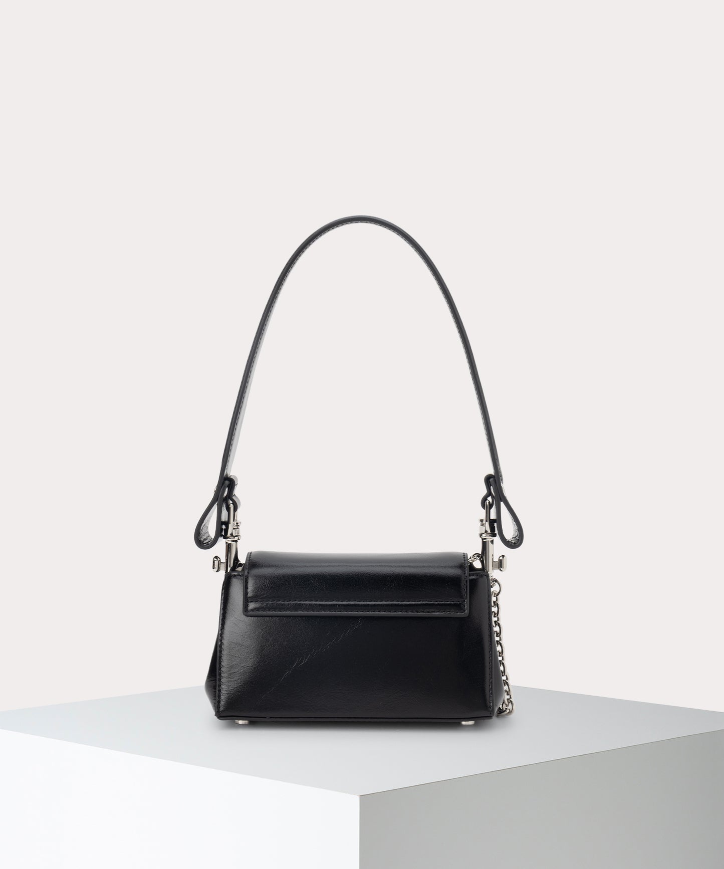 SHINY LEATHER HAZEL ハンドバッグS