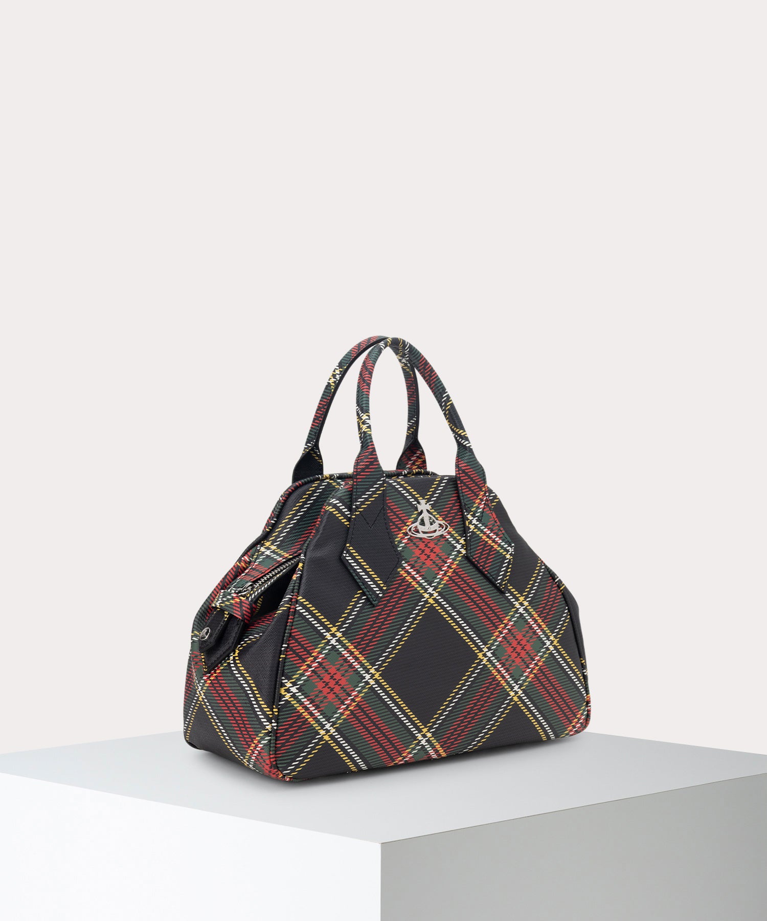 SAFFIANO PRINTED YASMINE ハンドバッグM(CHELSEA TARTAN