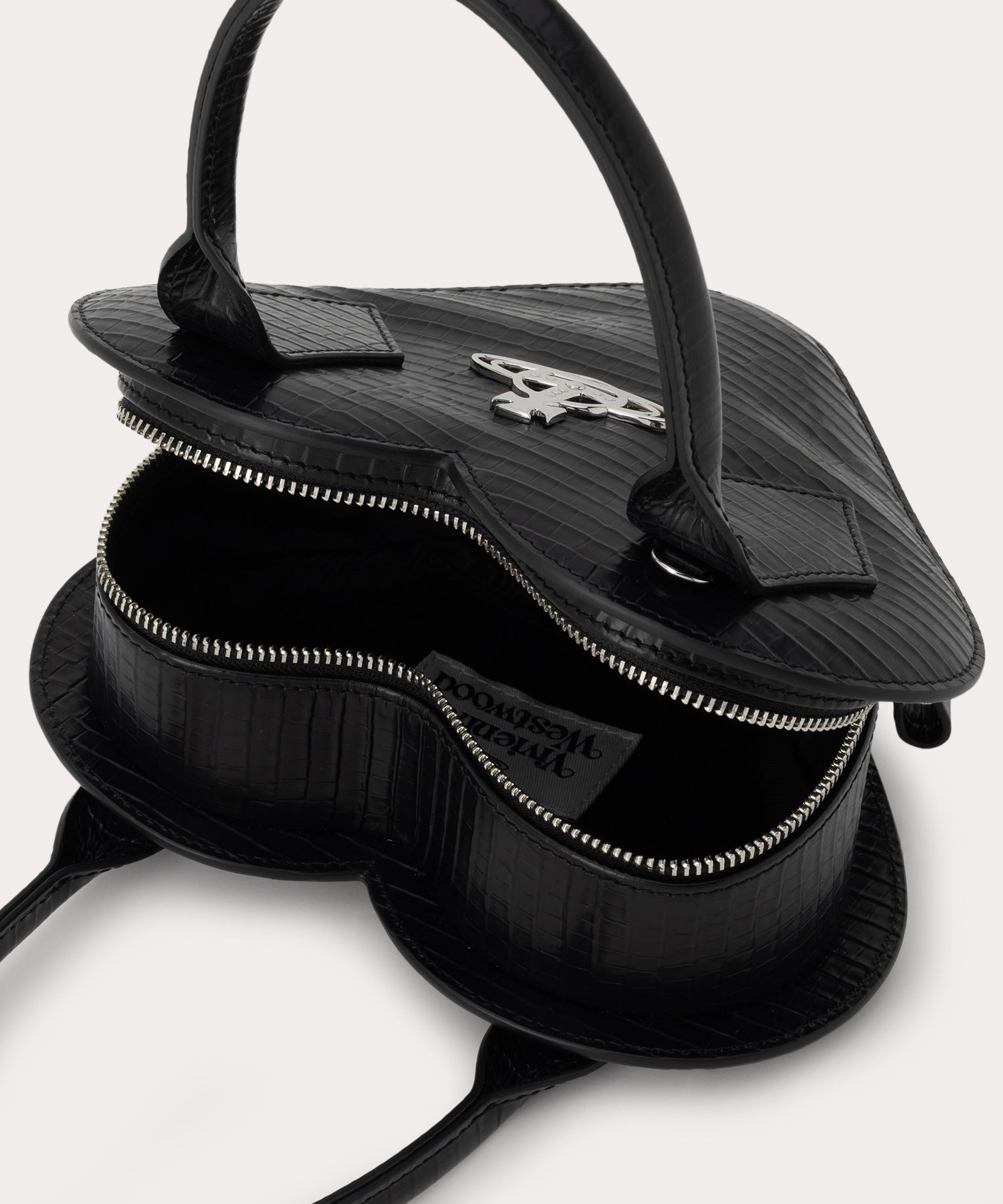 ☆送料無料☆ vivienne westwood バッグ MINI CROC EMBOSSED JOSEPHINE HEART ショルダーバッグ(レッド