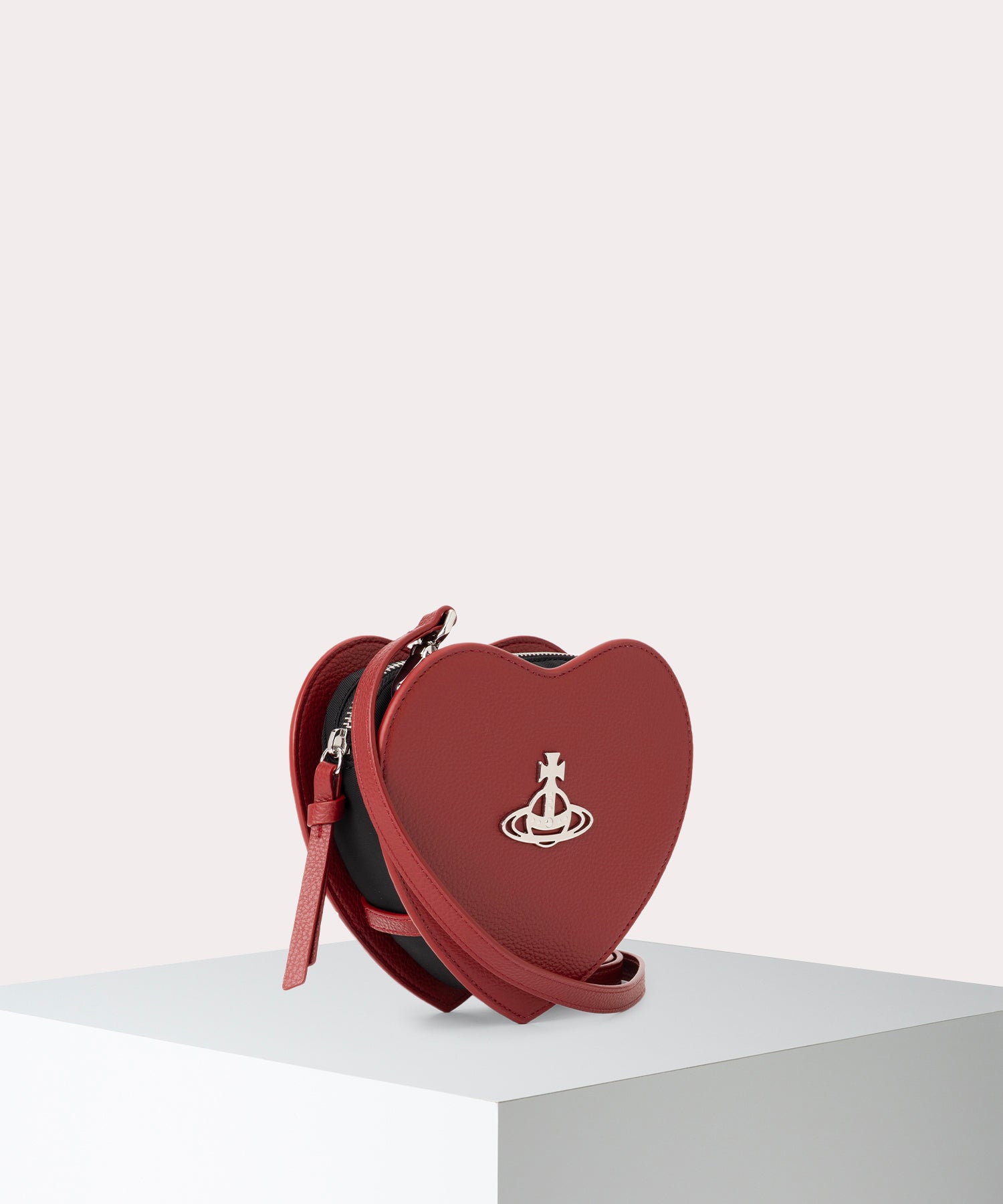 PU GRAIN LOUISE HEART ショルダーバッグ(レッド)（メンズ