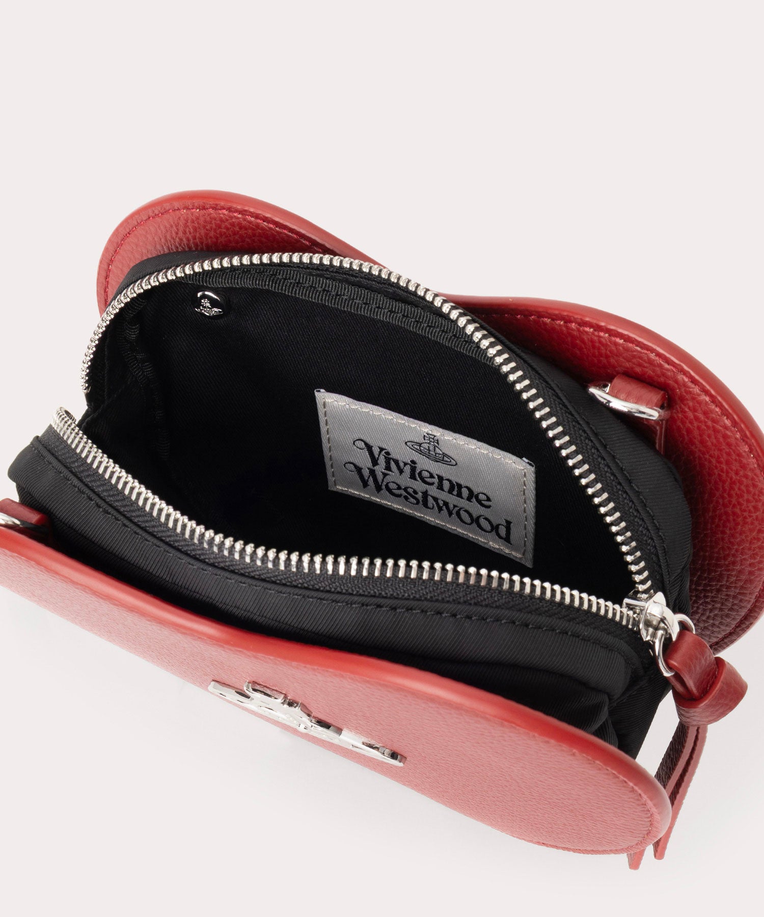 PU GRAIN LOUISE HEART ショルダーバッグ(レッド)（メンズ