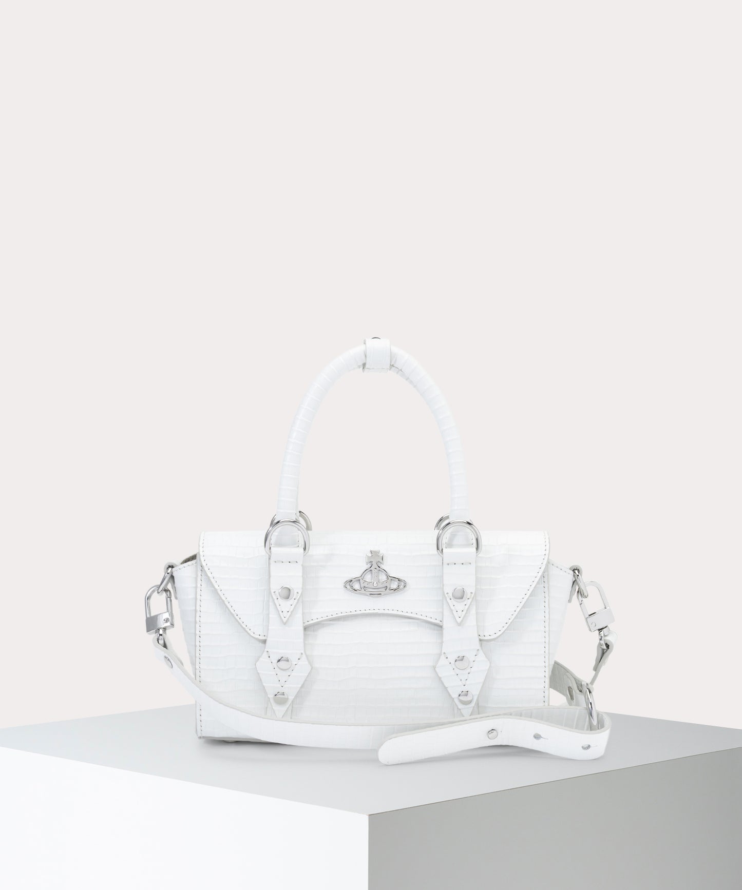 MINI CROC EMBOSSED BETTINA ミニショルダーバッグ