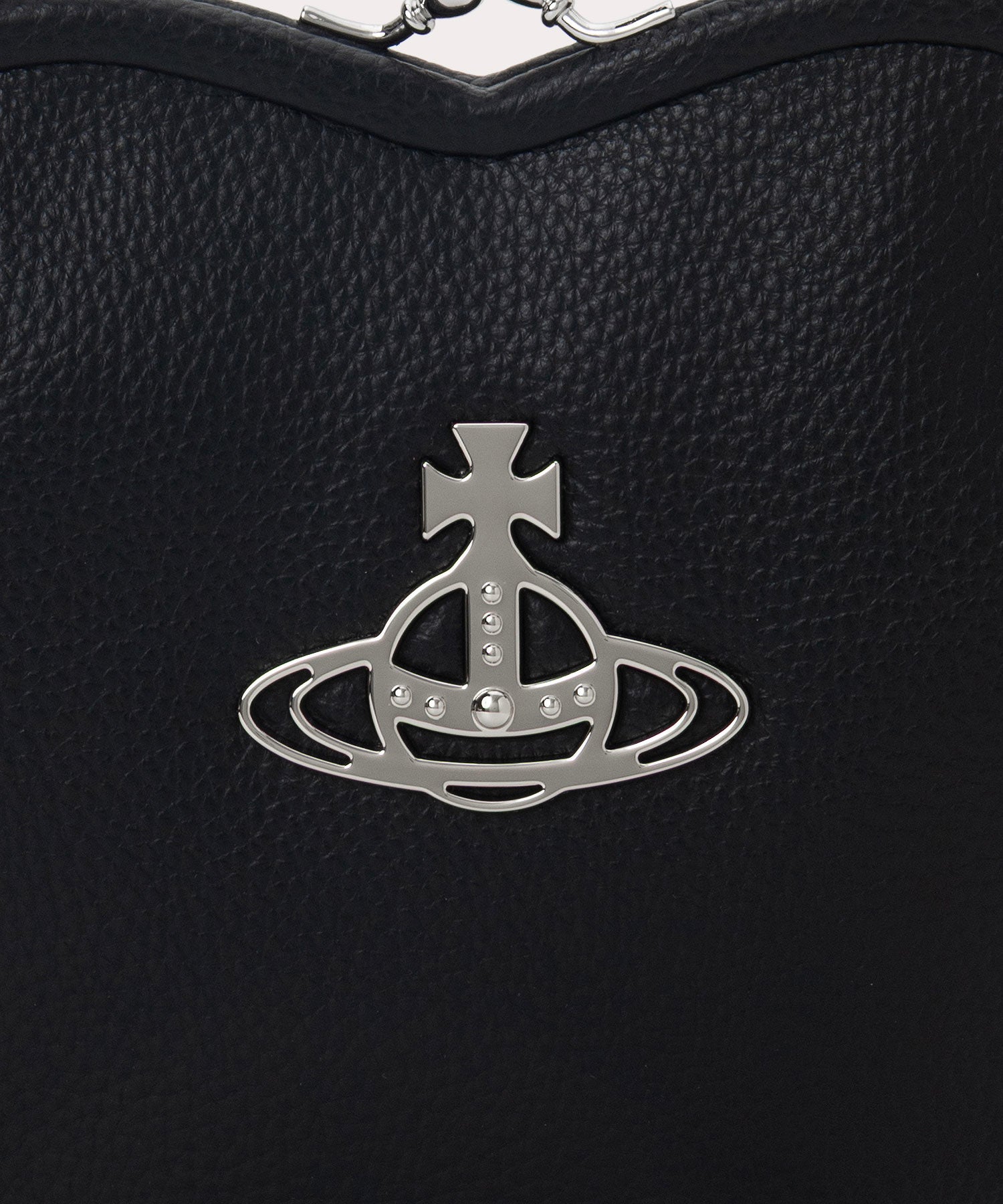 ◆Vivienne Westwood◆BELLE HEART 口金ショルダーバッグ PU GRAIN BELLE HEART 口金ショルダーバッグ(ブラック