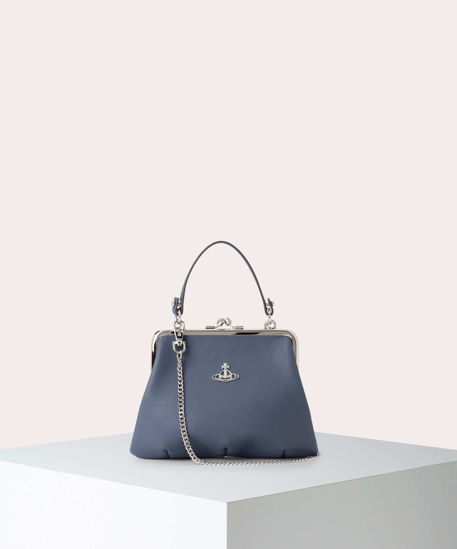 SAFFIANO PLAIN GRANNY 口金ショルダーバッグ