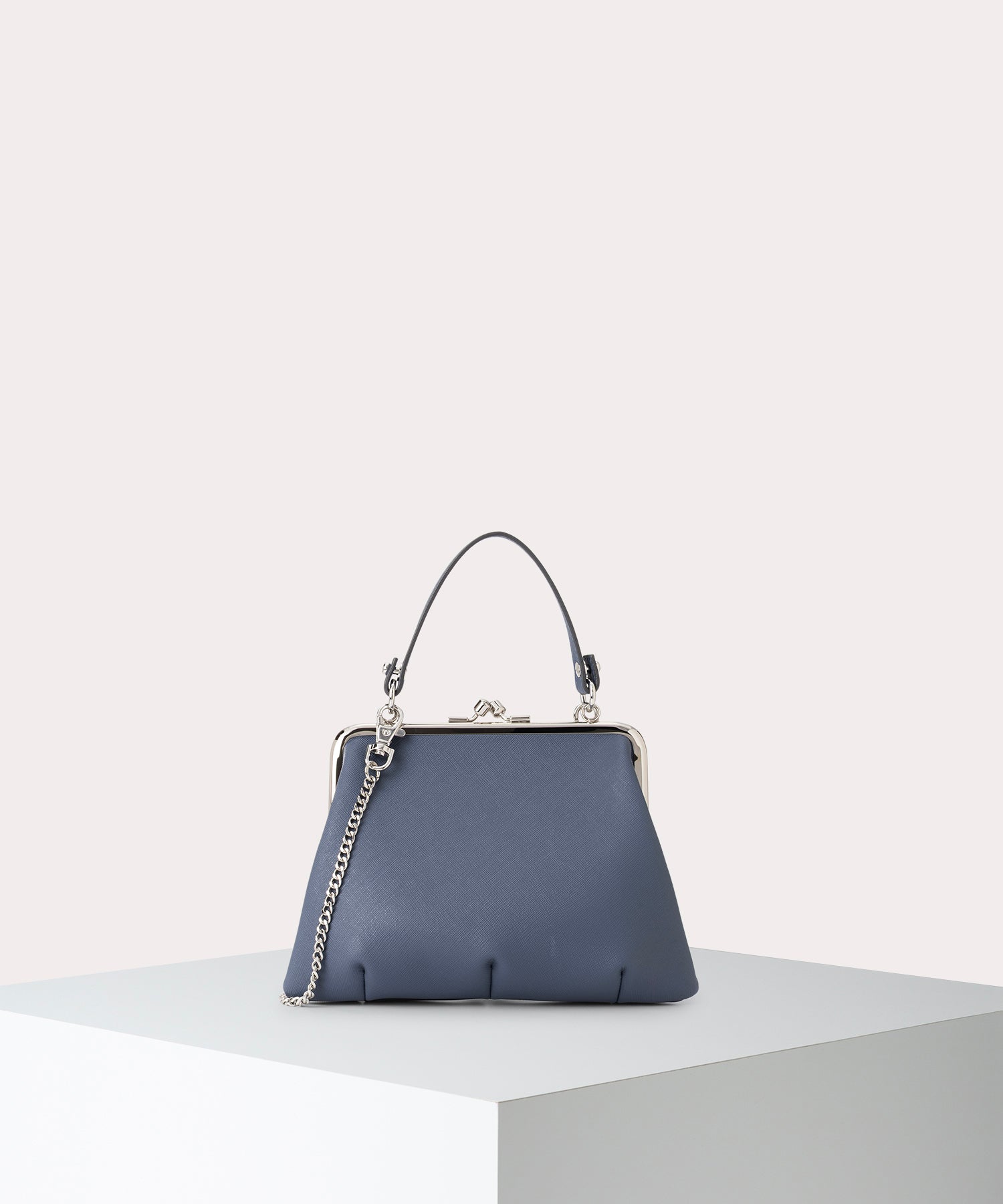 SAFFIANO PLAIN GRANNY 口金ショルダーバッグ