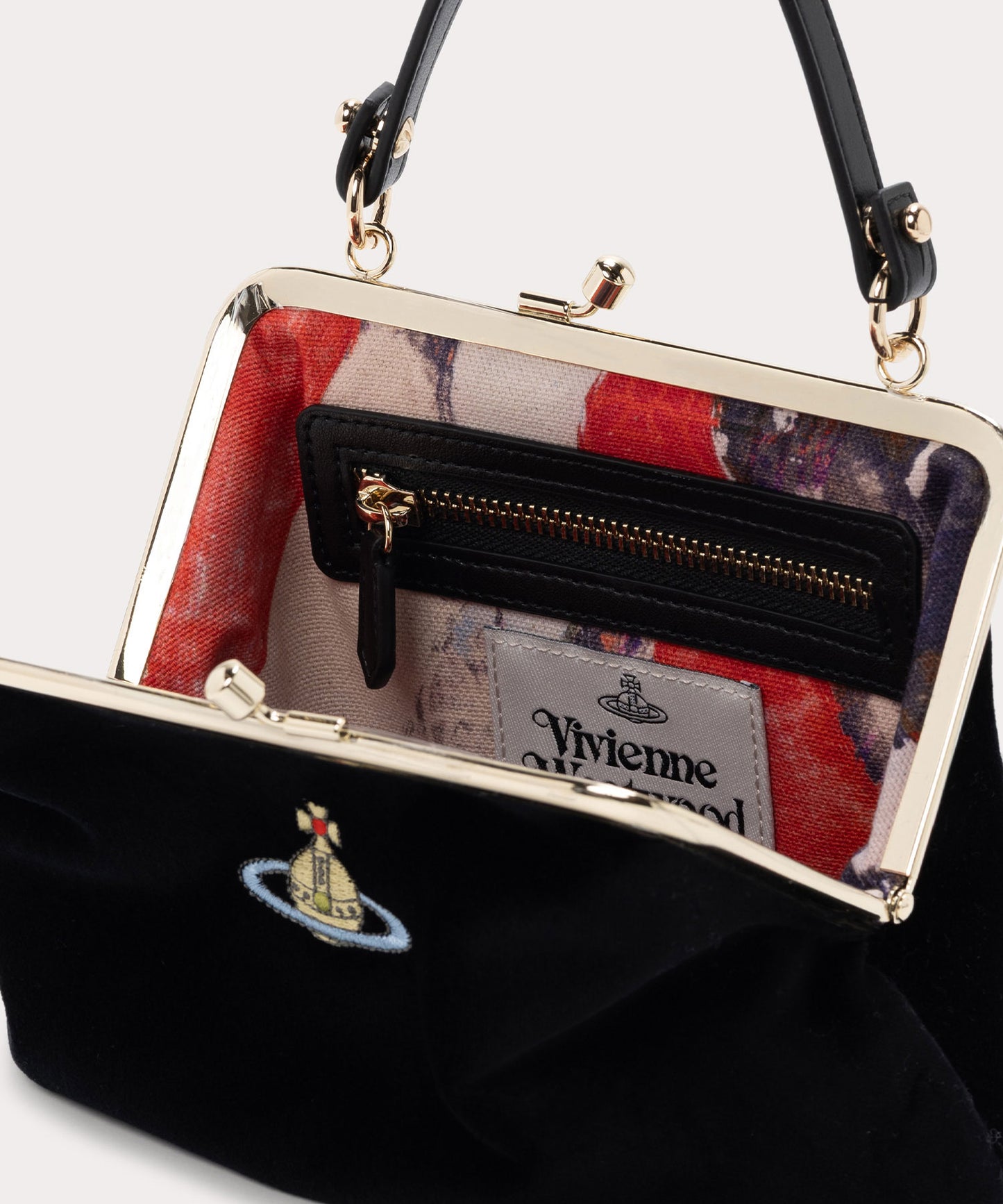 VELVET GRANNY 口金ショルダーバッグ