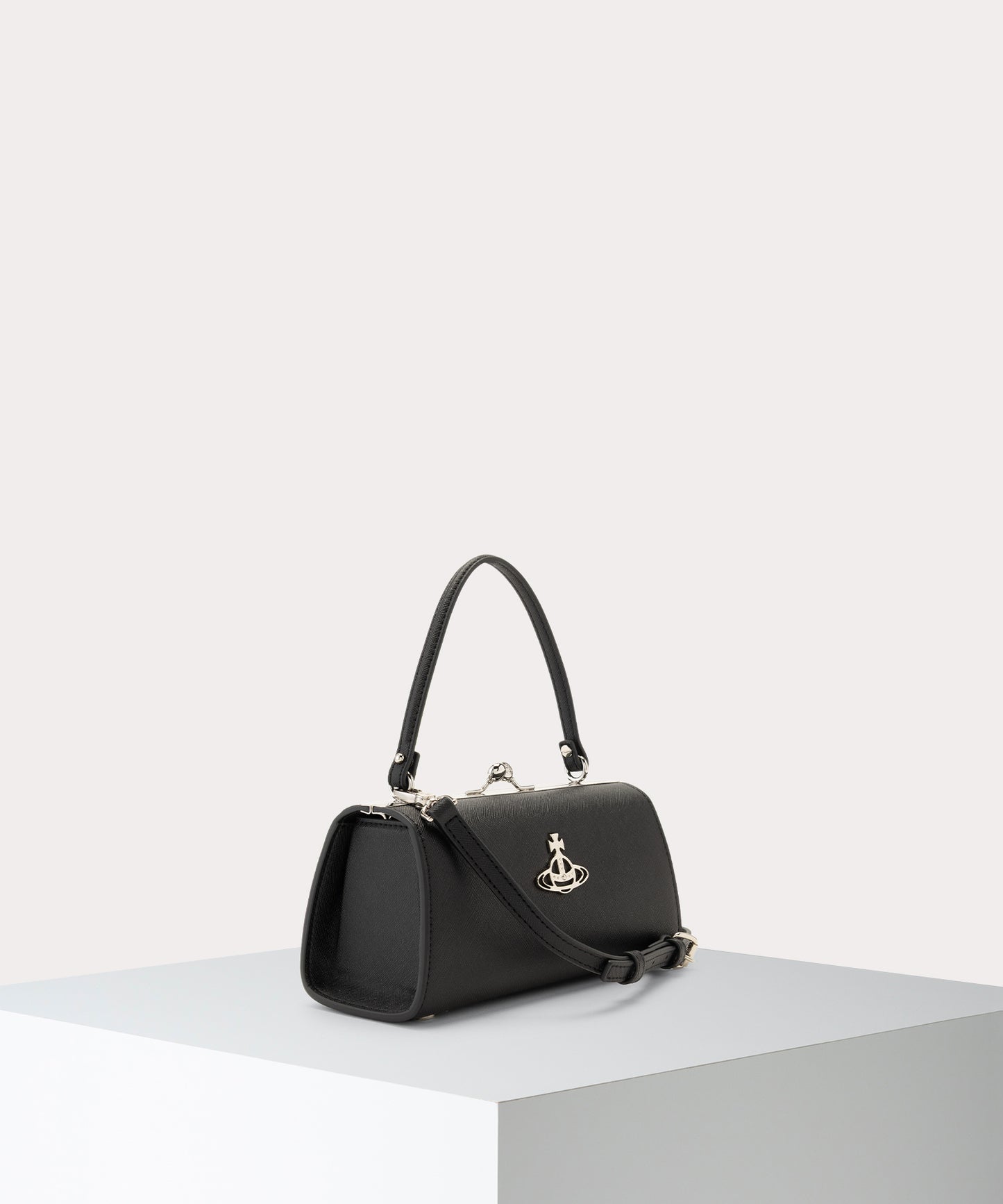 SAFFIANO PLAIN DOLL 口金ショルダーバッグXL