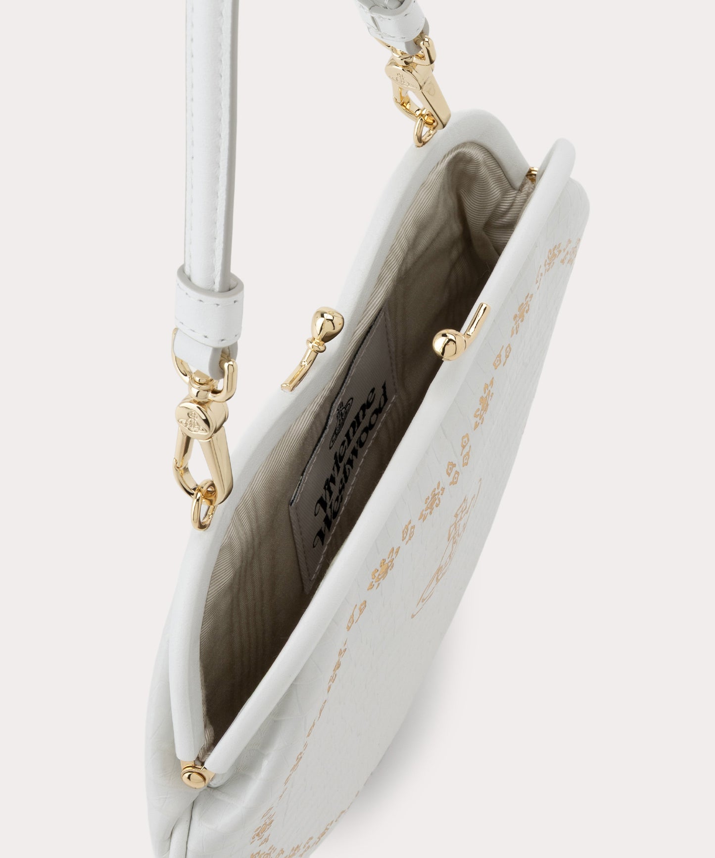 MINI CROC BELLE HEART 口金ショルダーバッグ