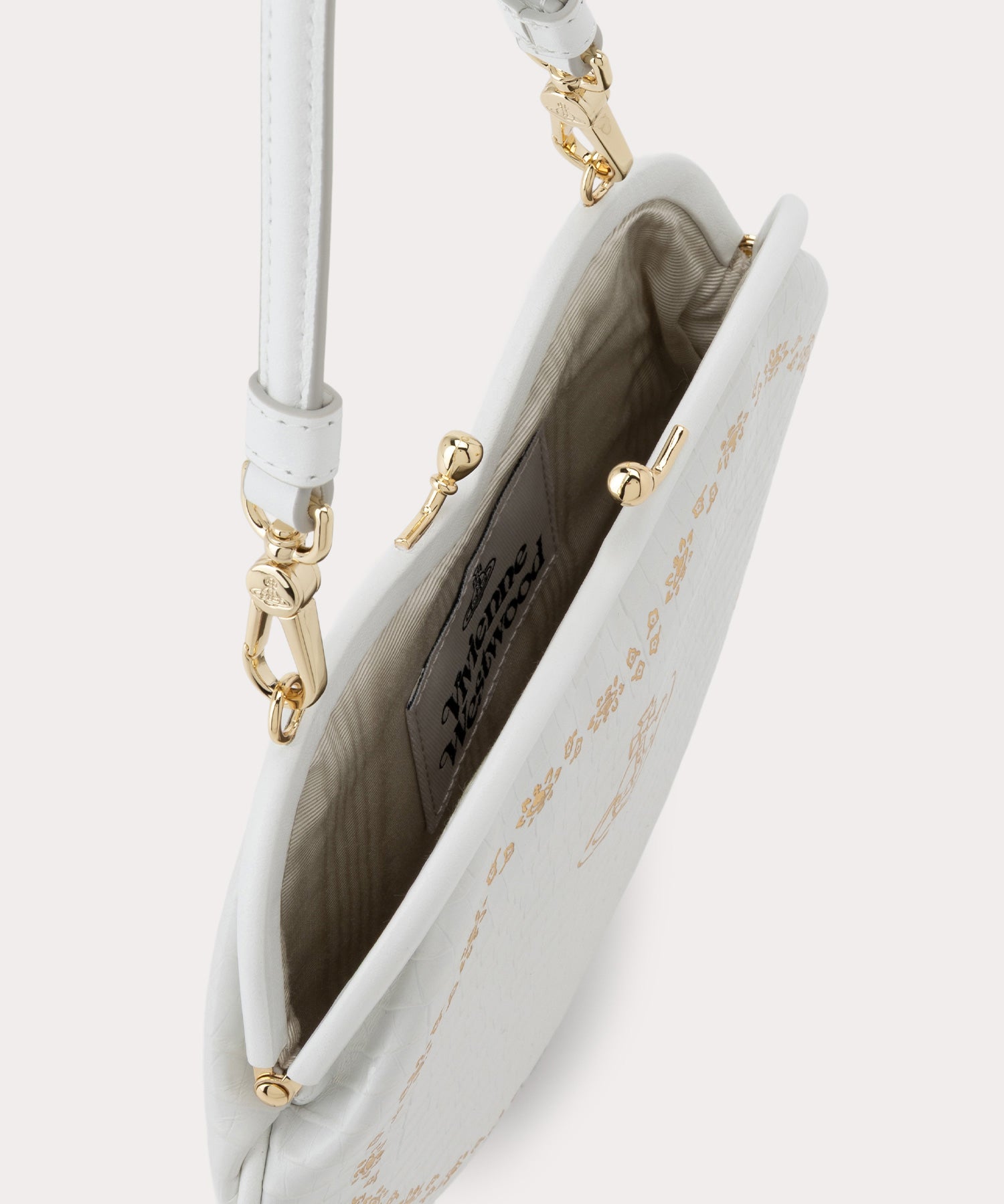 MINI CROC BELLE HEART 口金ショルダーバッグ