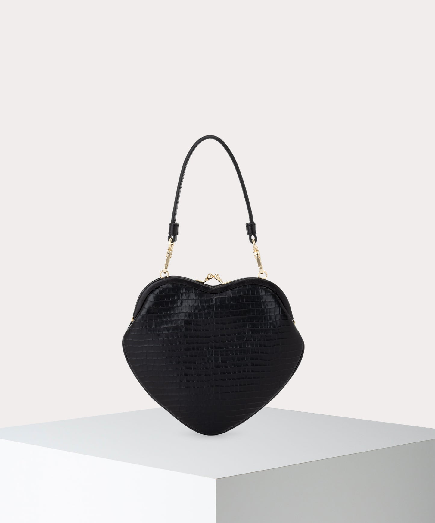 MINI CROC BELLE HEART 口金ショルダーバッグ