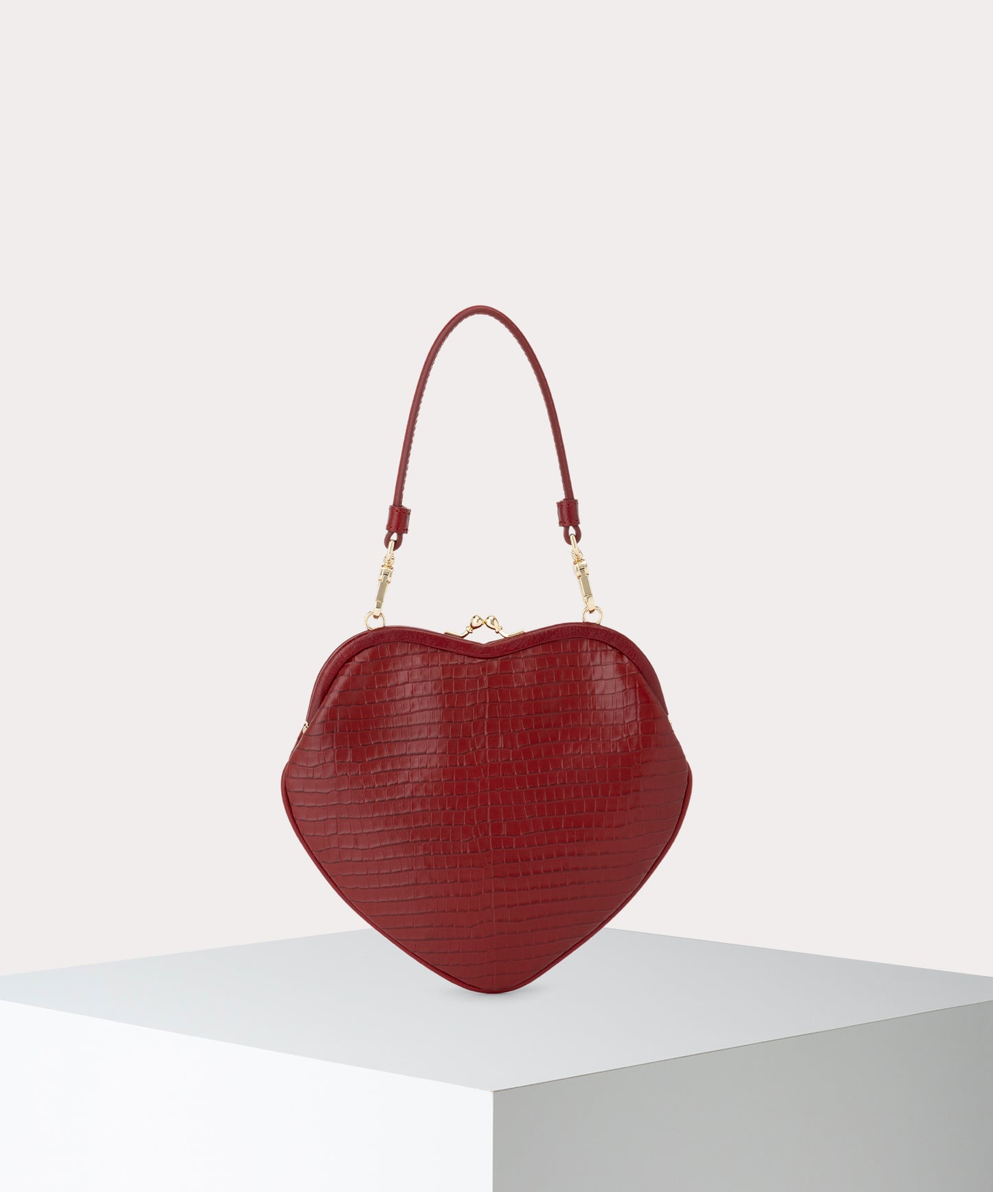 MINI CROC BELLE HEART 口金ショルダーバッグ