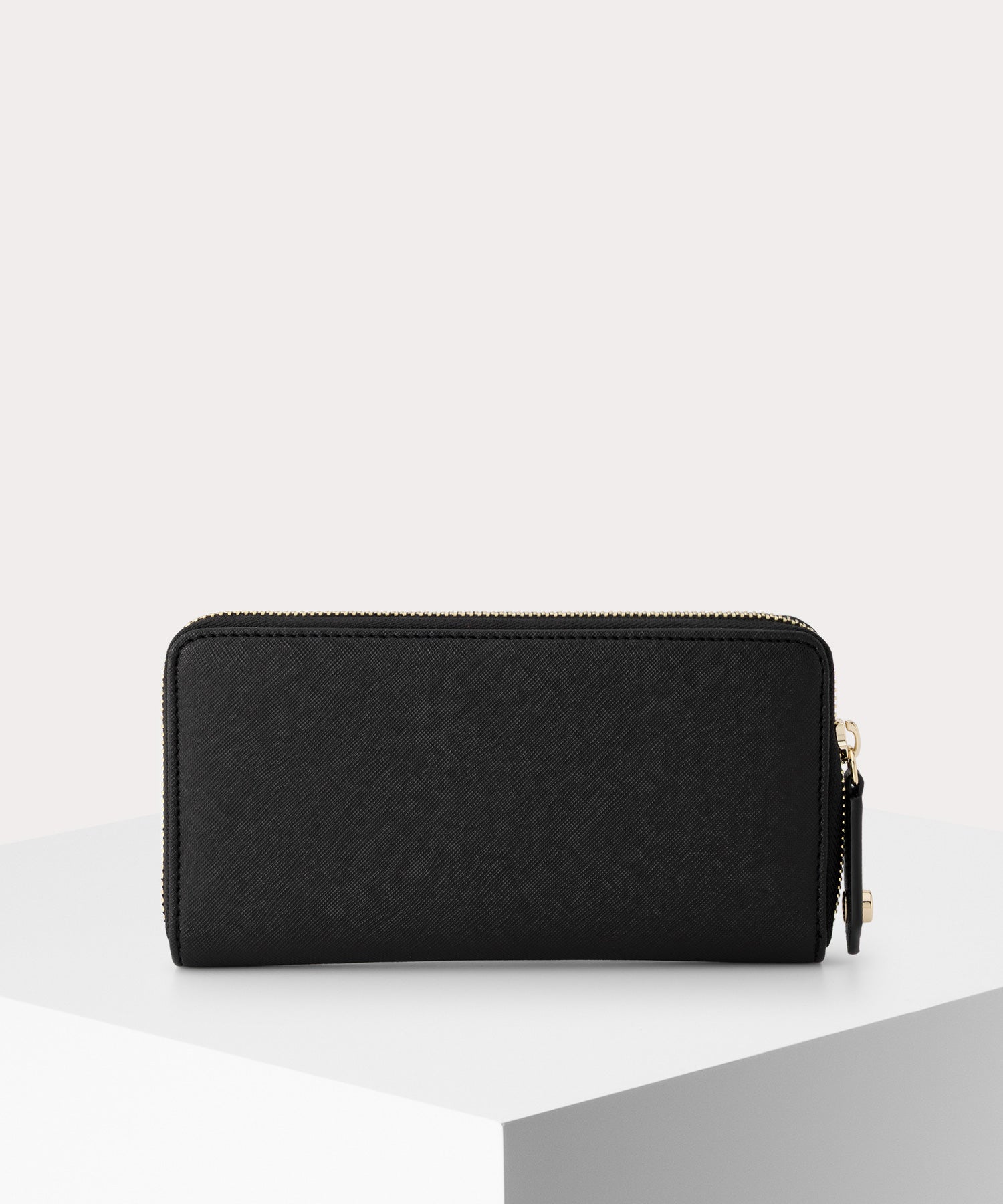 Vivienne westwood オーブロゴ　ラウンドファスナー　ブラック 中古・古着通販】Vivienne Westwood (ヴィヴィアンウエスト