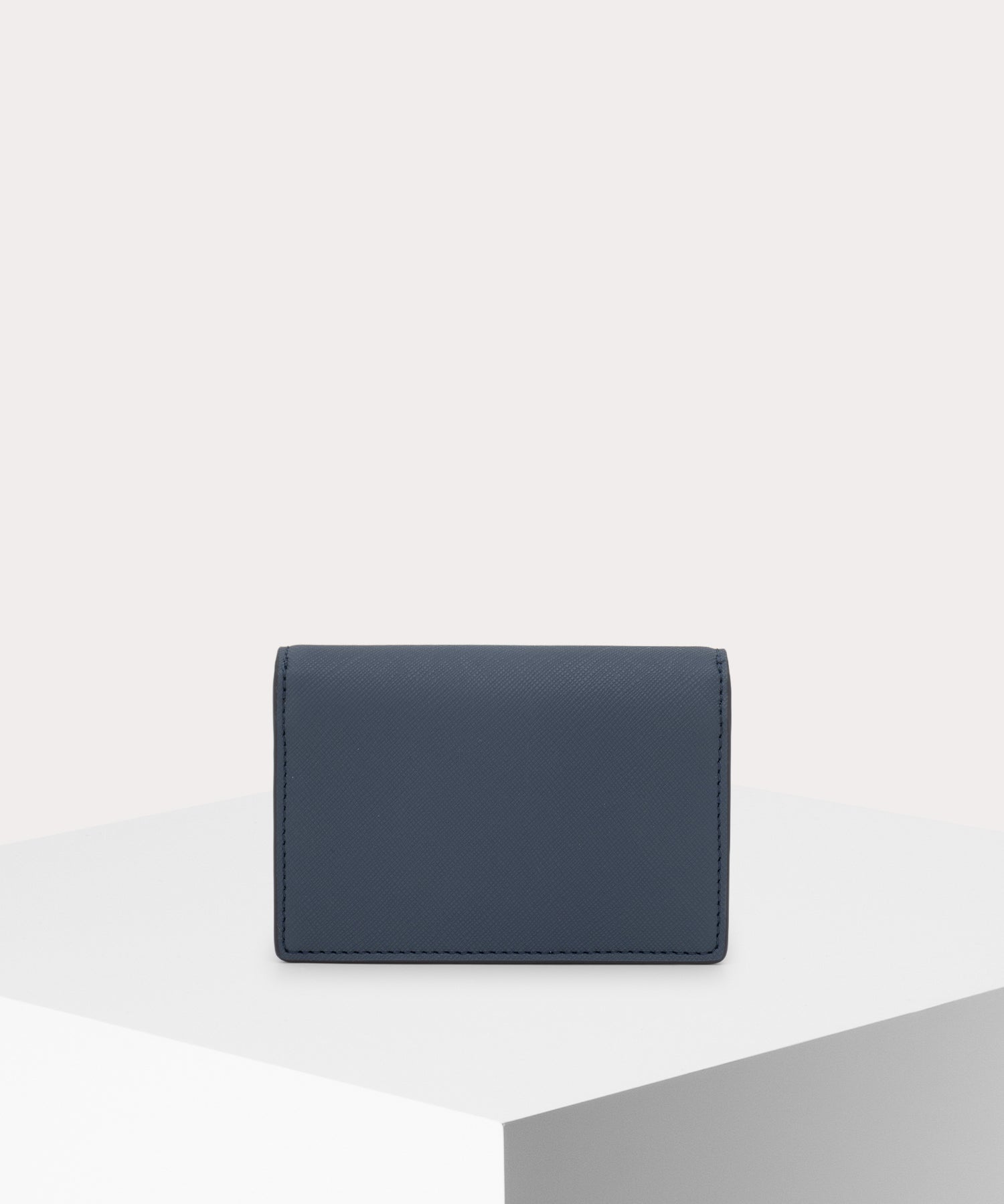 美品正規品VivienneWestwood オーブ/カードケース SAFFIANO PLAIN カードケース(ブルー系)（メンズ）（1220952108