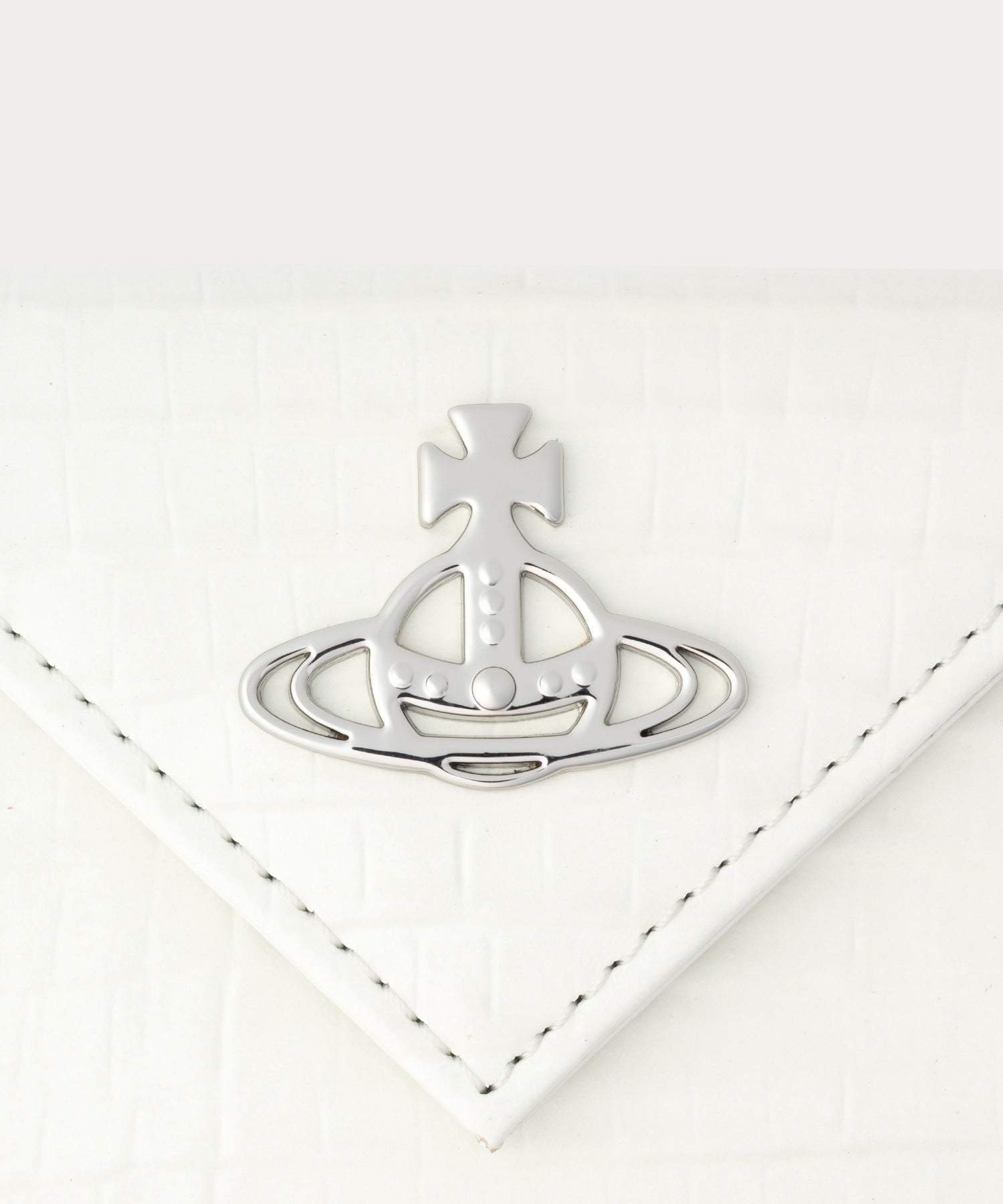 MINI CROC EMBOSSED ENVELOPE 三つ折りミニ財布