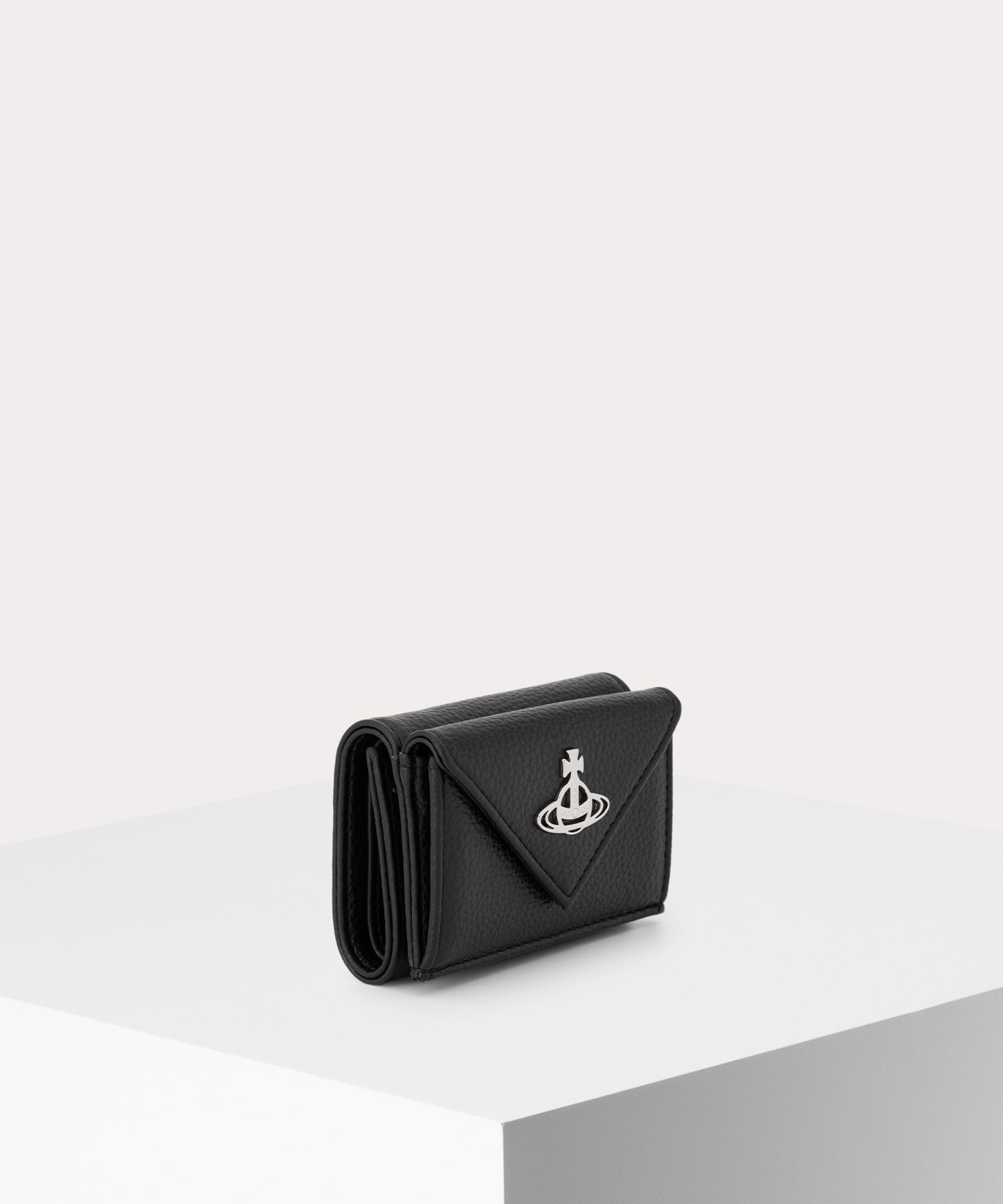 Vivienne Westwood PU GRAIN 三つ折り ミニ財布 PU GRAIN 三つ折りミニ財布(ブラック)（メンズ）（1220952129