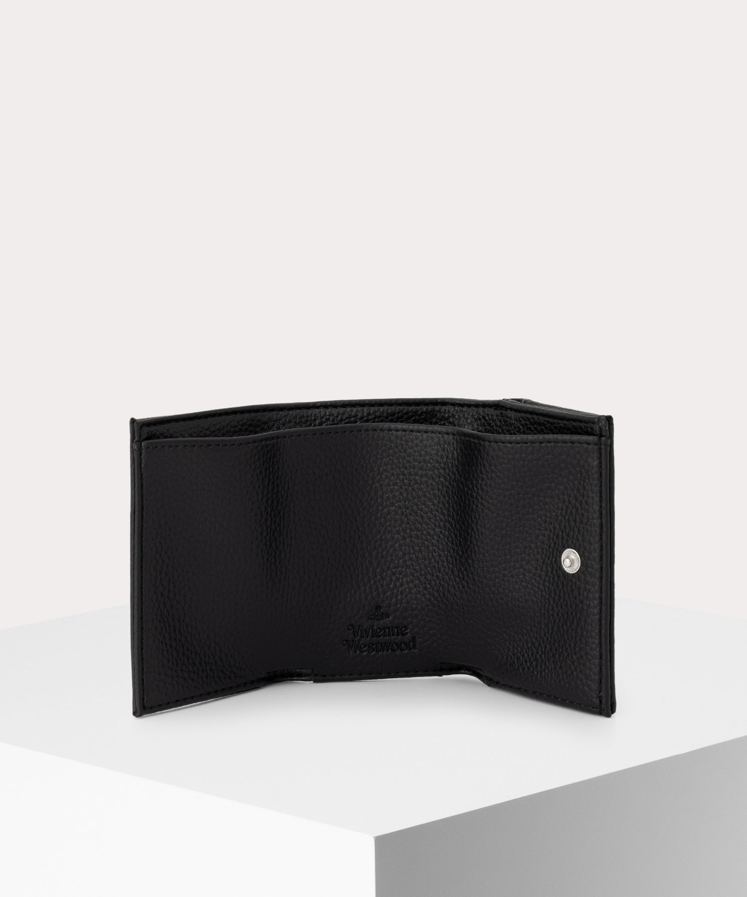 Vivienne Westwood PU GRAIN 三つ折り ミニ財布 PU GRAIN ENVELOPE 三つ折りミニ財布(ブラック)（メンズ