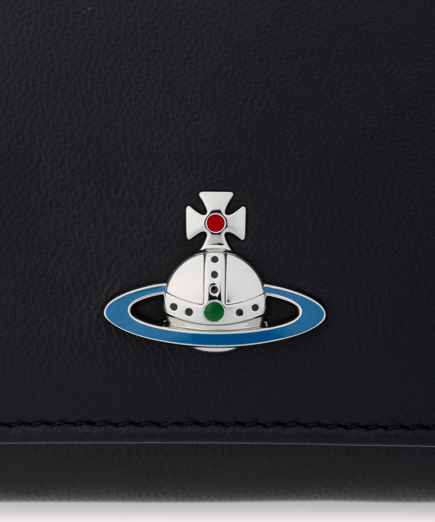 Vivienne Westwood メンズ財布 NAPPA LEATHER 口金三つ折り財布(ブラック)（メンズ