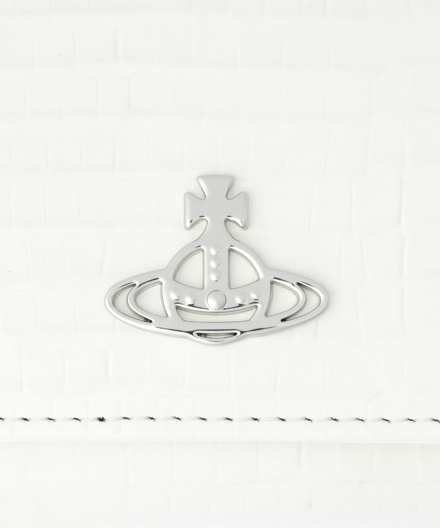 MINI CROC EMBOSSED 口金三つ折り財布