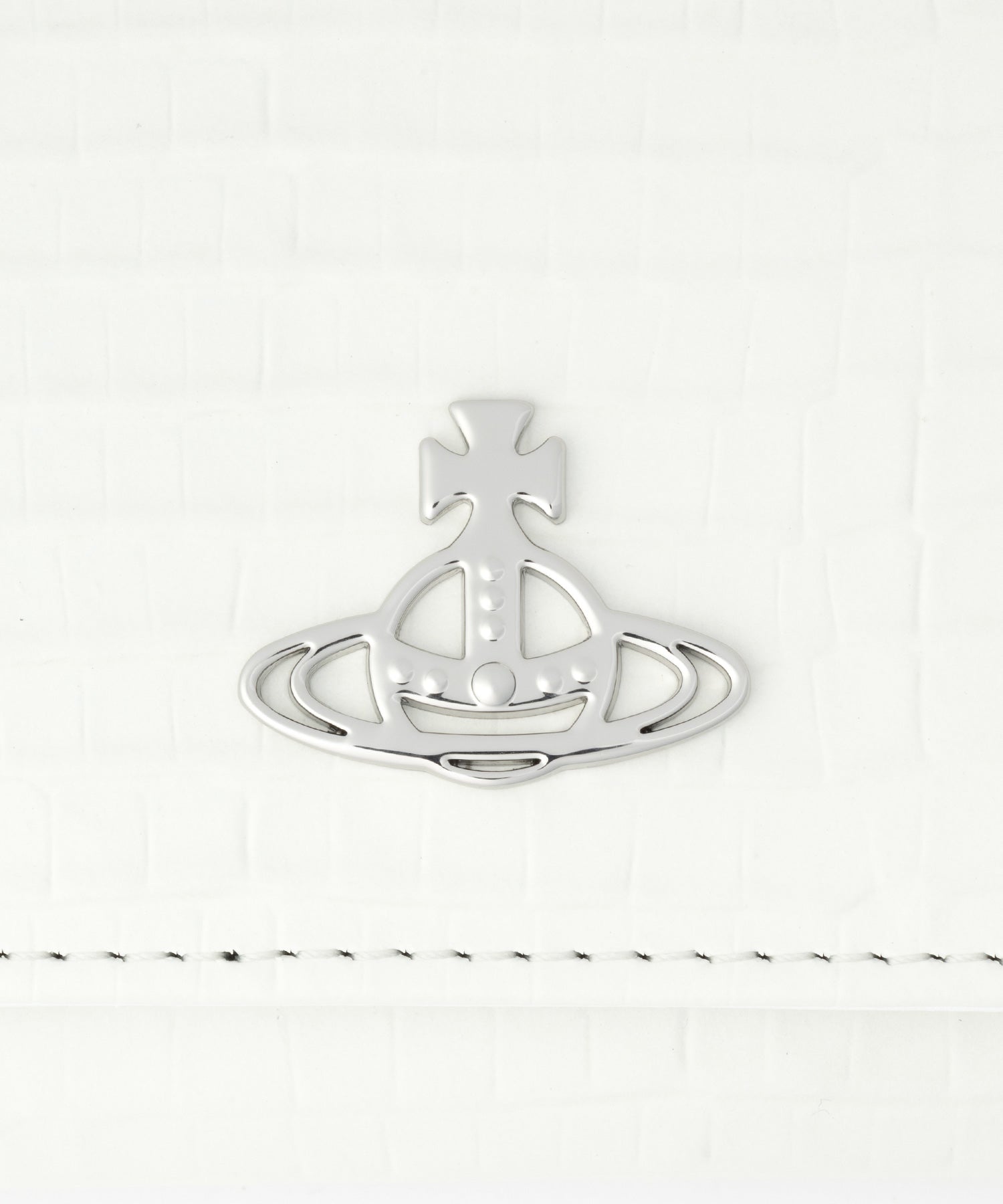 MINI CROC EMBOSSED 口金三つ折り財布