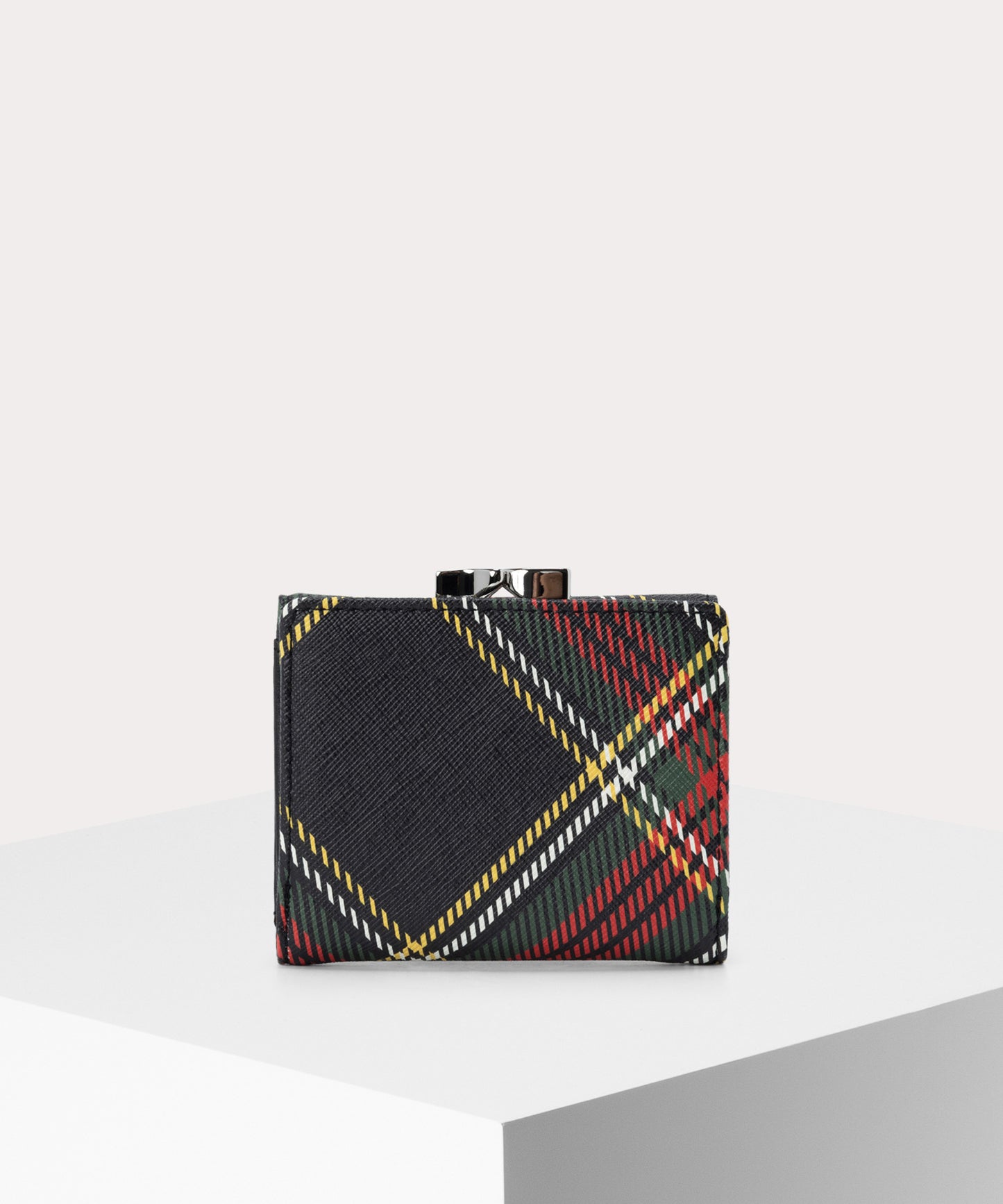 SAFFIANO PRINTED 口金三つ折り財布